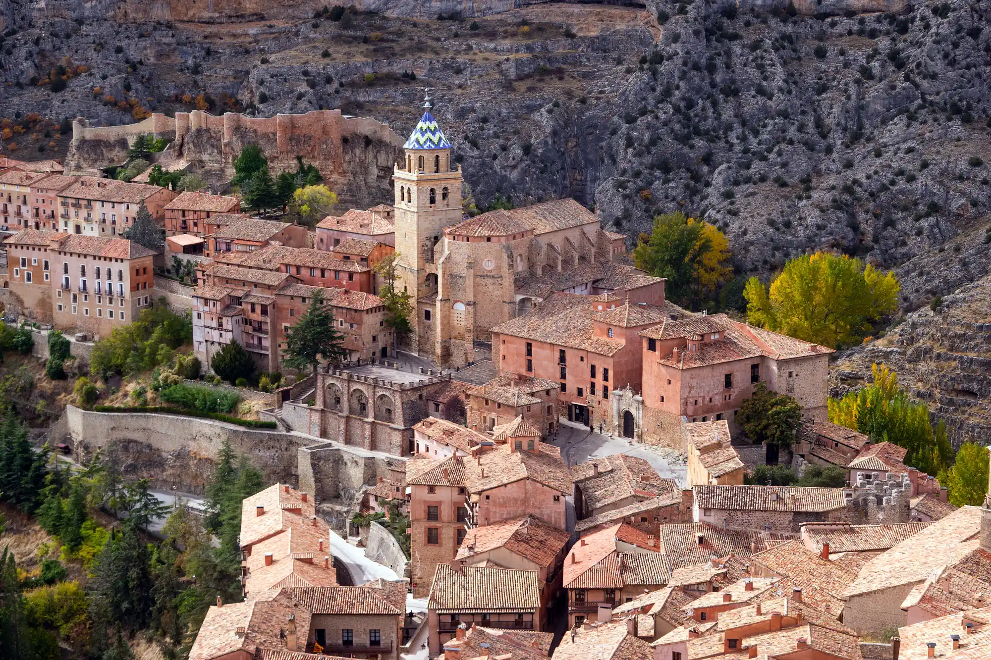 Drone picture Albarracin