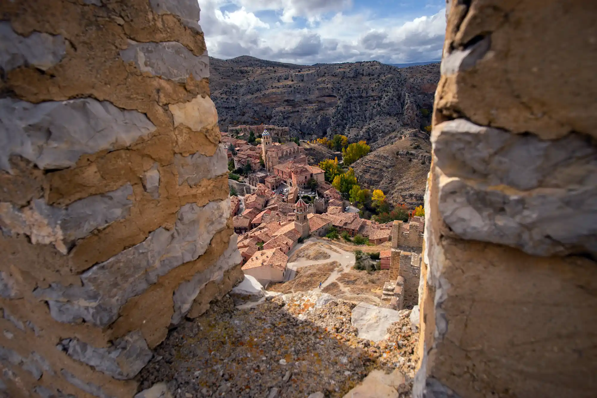 City walls of Albarracin with views