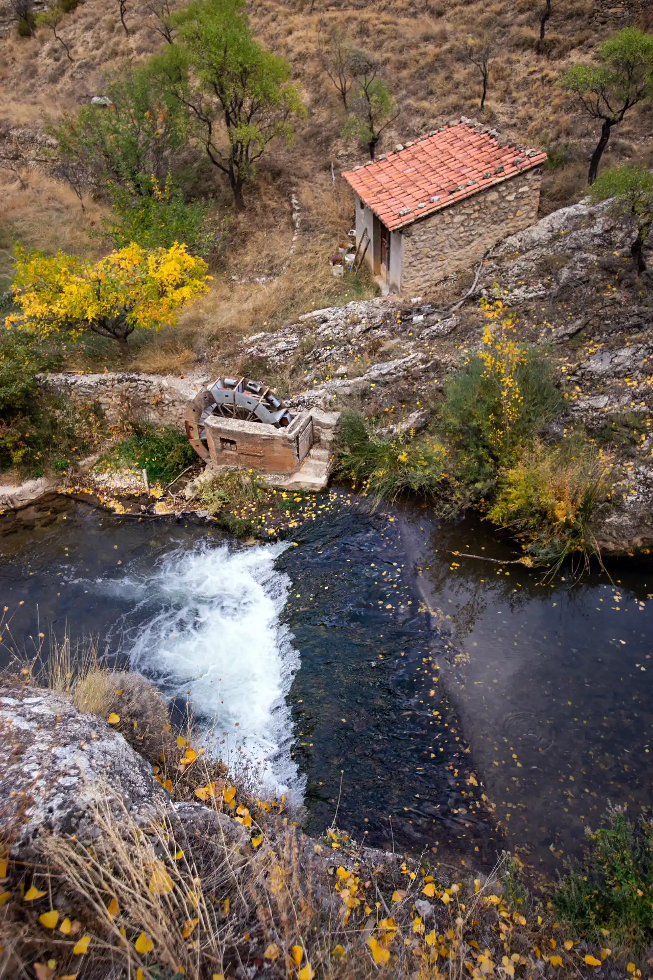 Mill water way in Albarracin