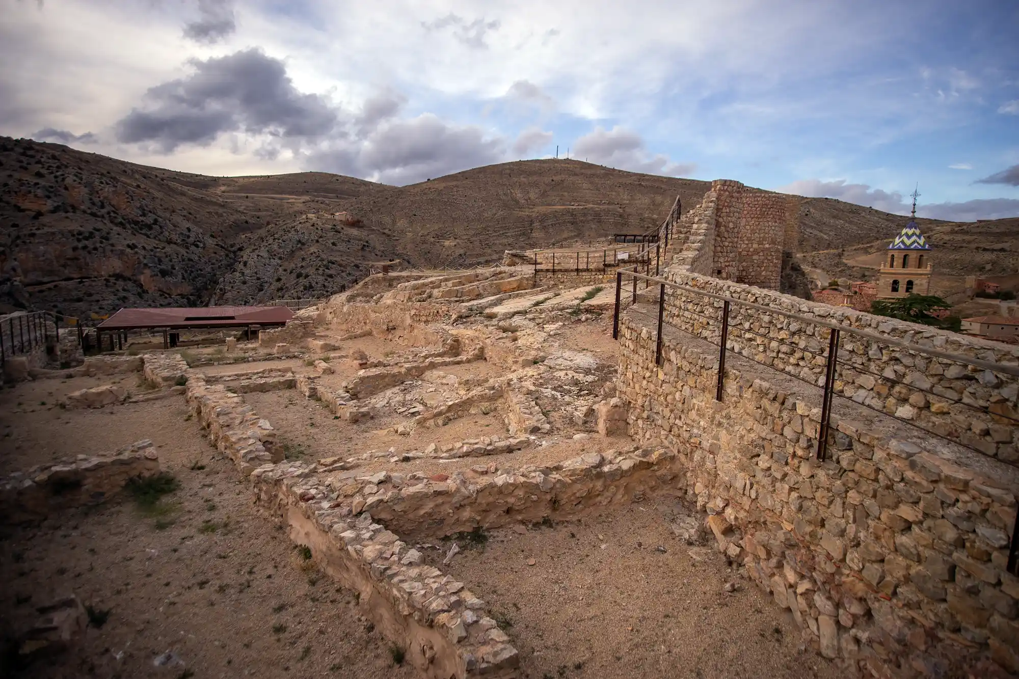 Old ruins of the Albarracin Castle