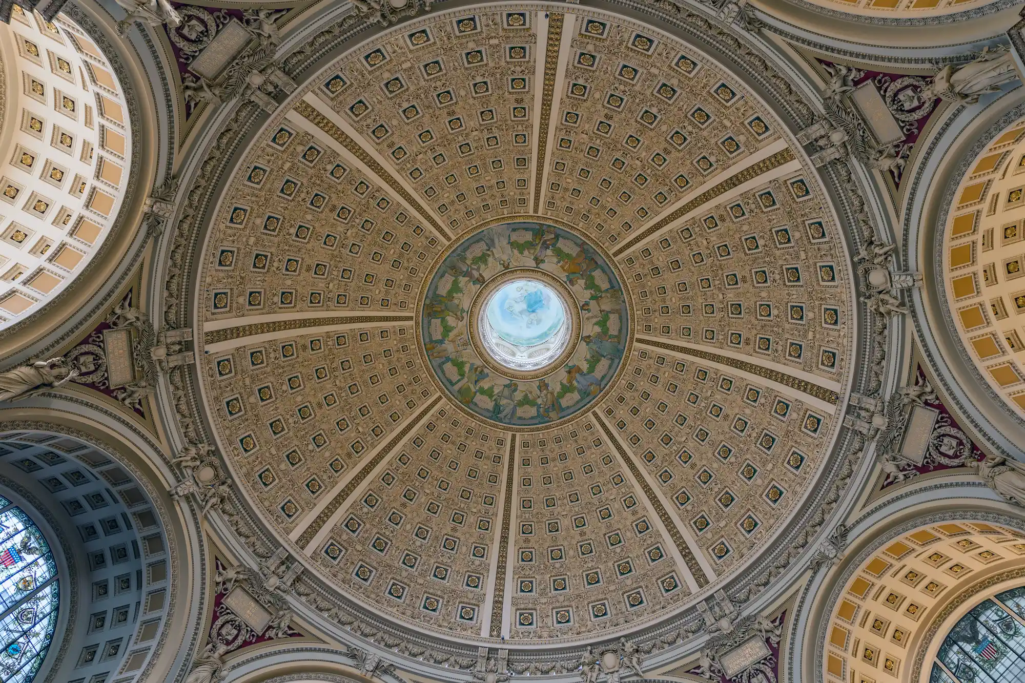 Dome hole at the Library of Congress