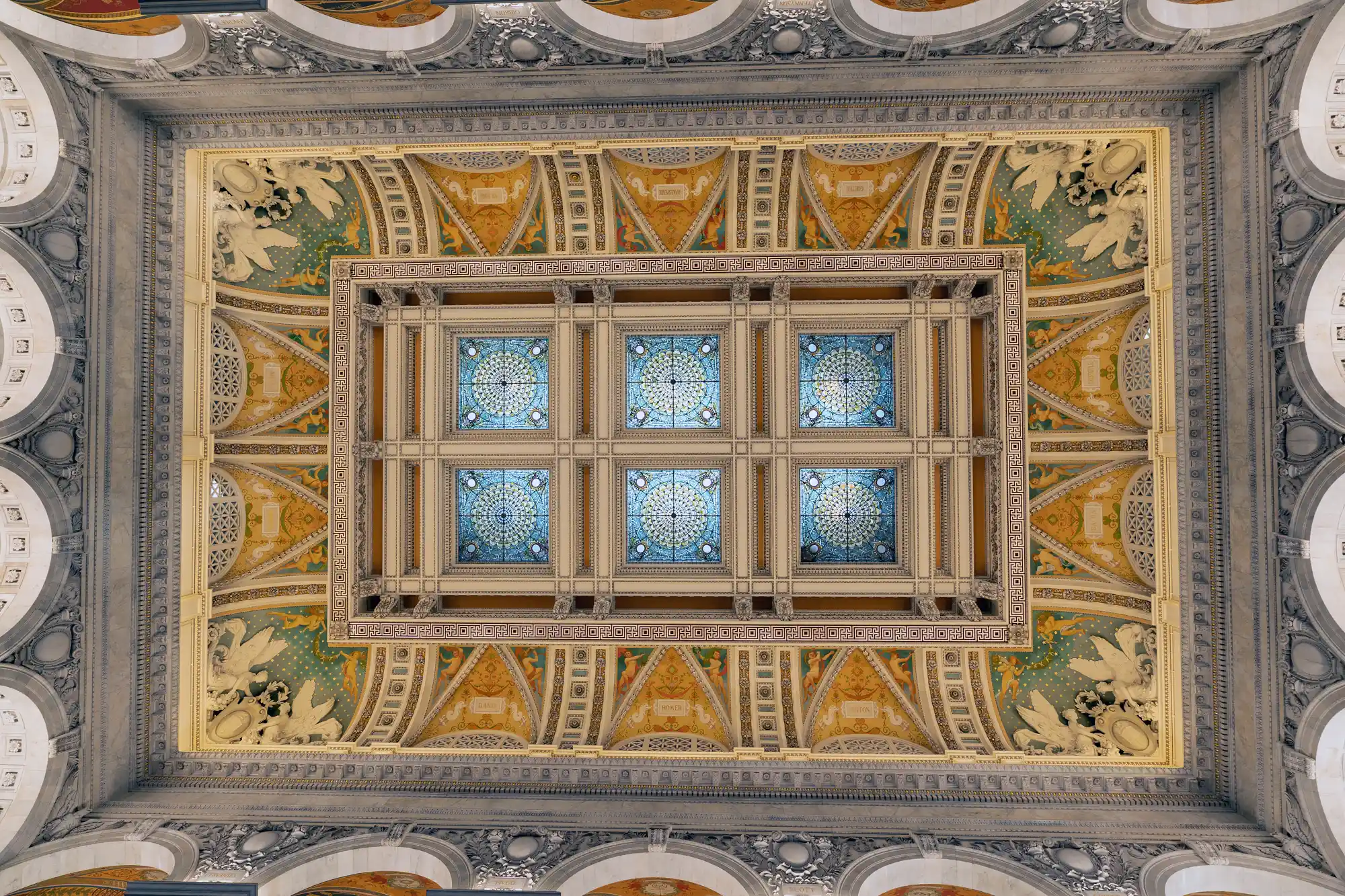 Ceiling Painting of the Library of Congress