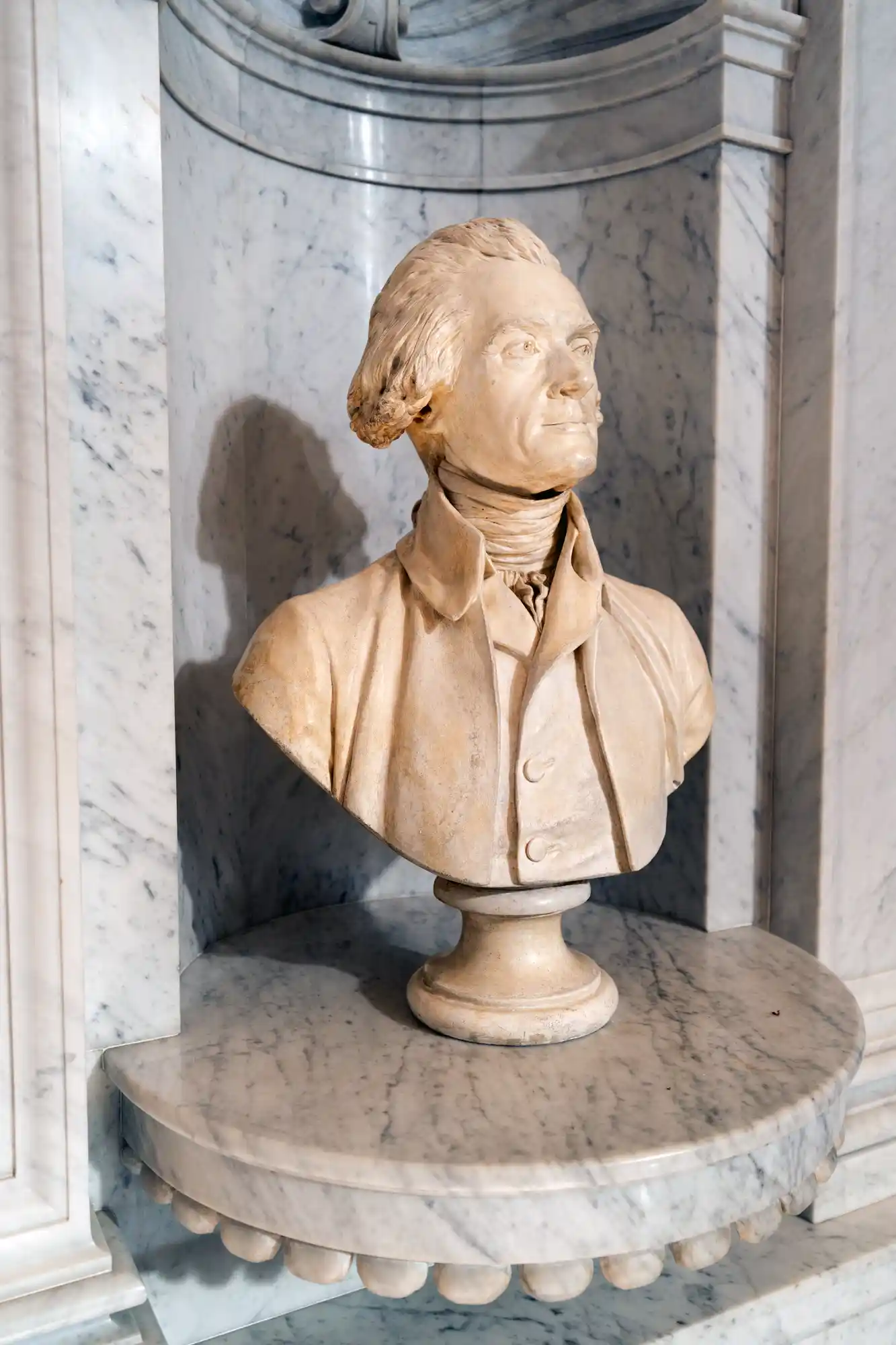 Bust inside the Library of Congress