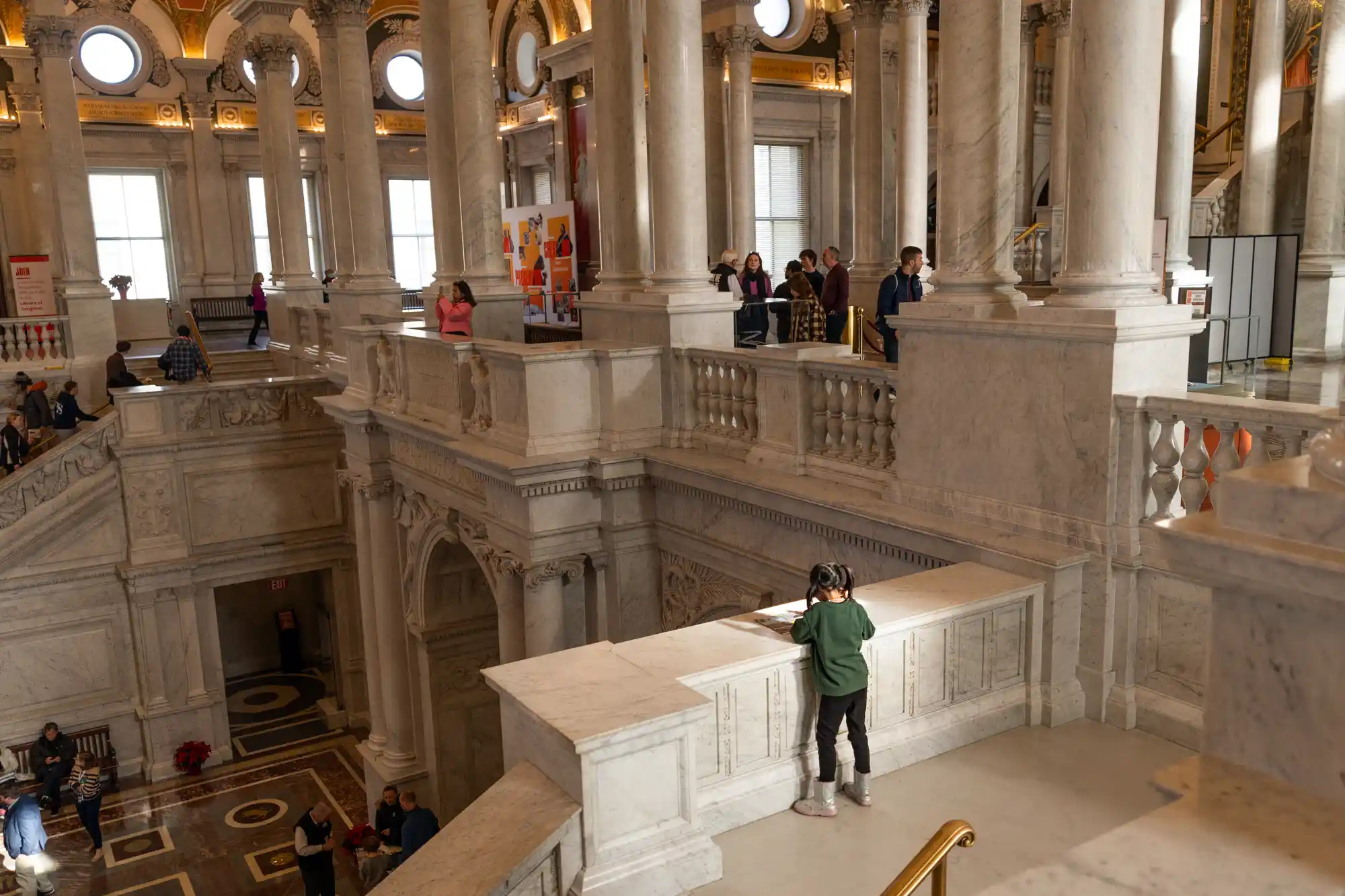 Little Girl at the Library of Congress