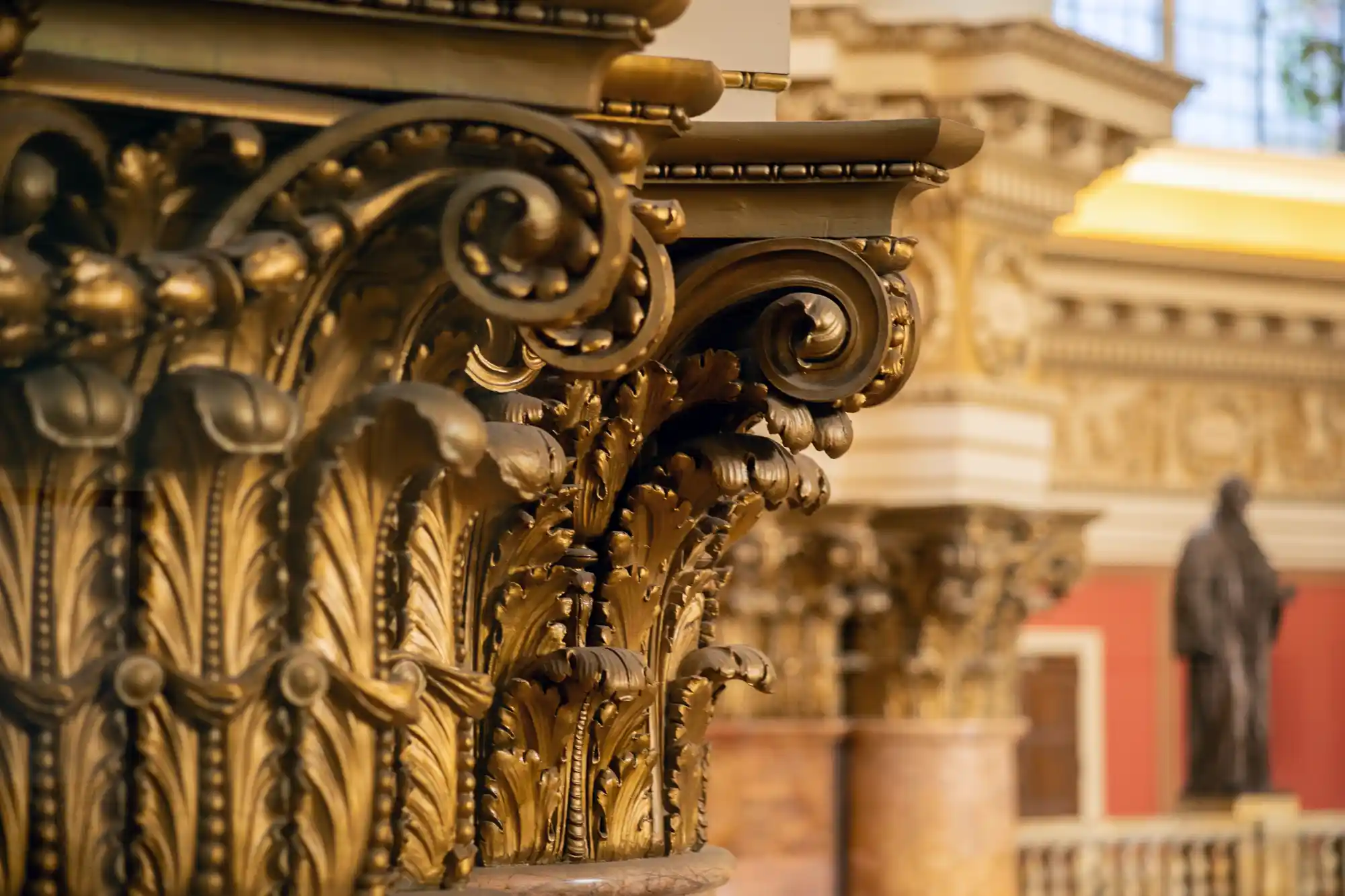 Golden Columns at the Library of Congress