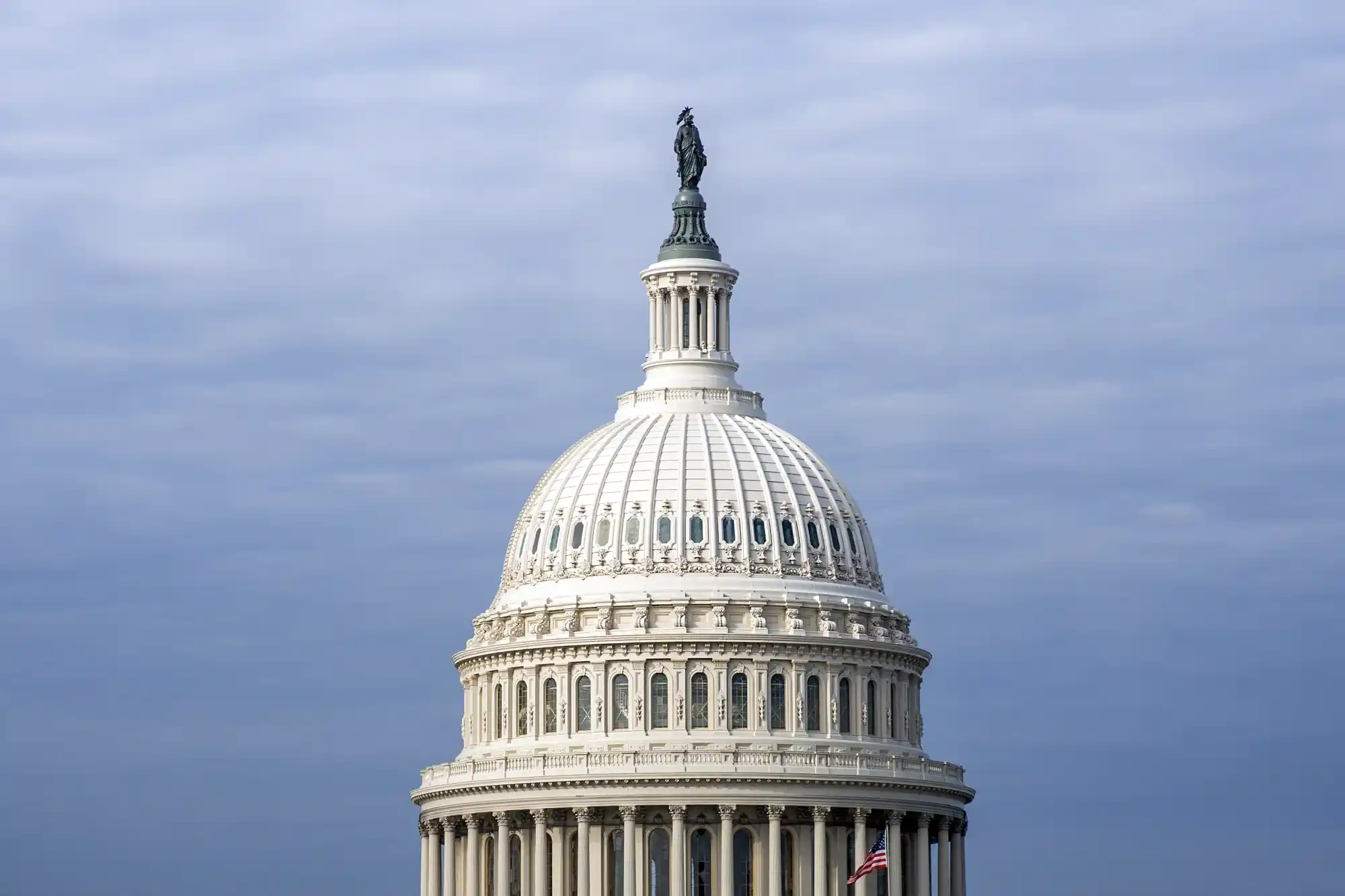 Dome figure on top of Capitol Building
