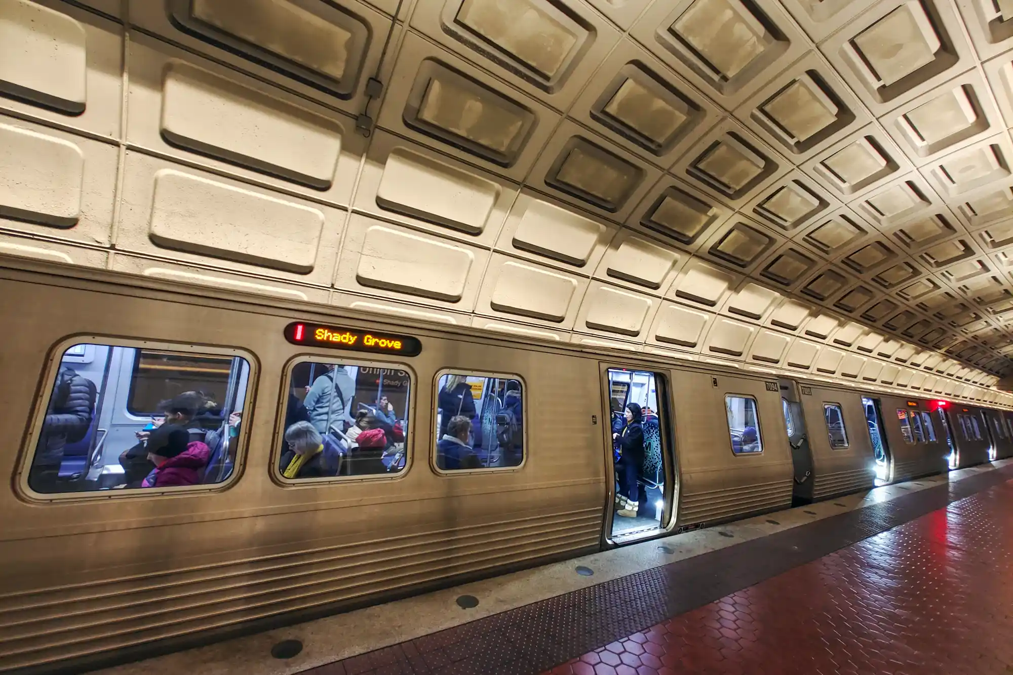 Washington DC Metro Train