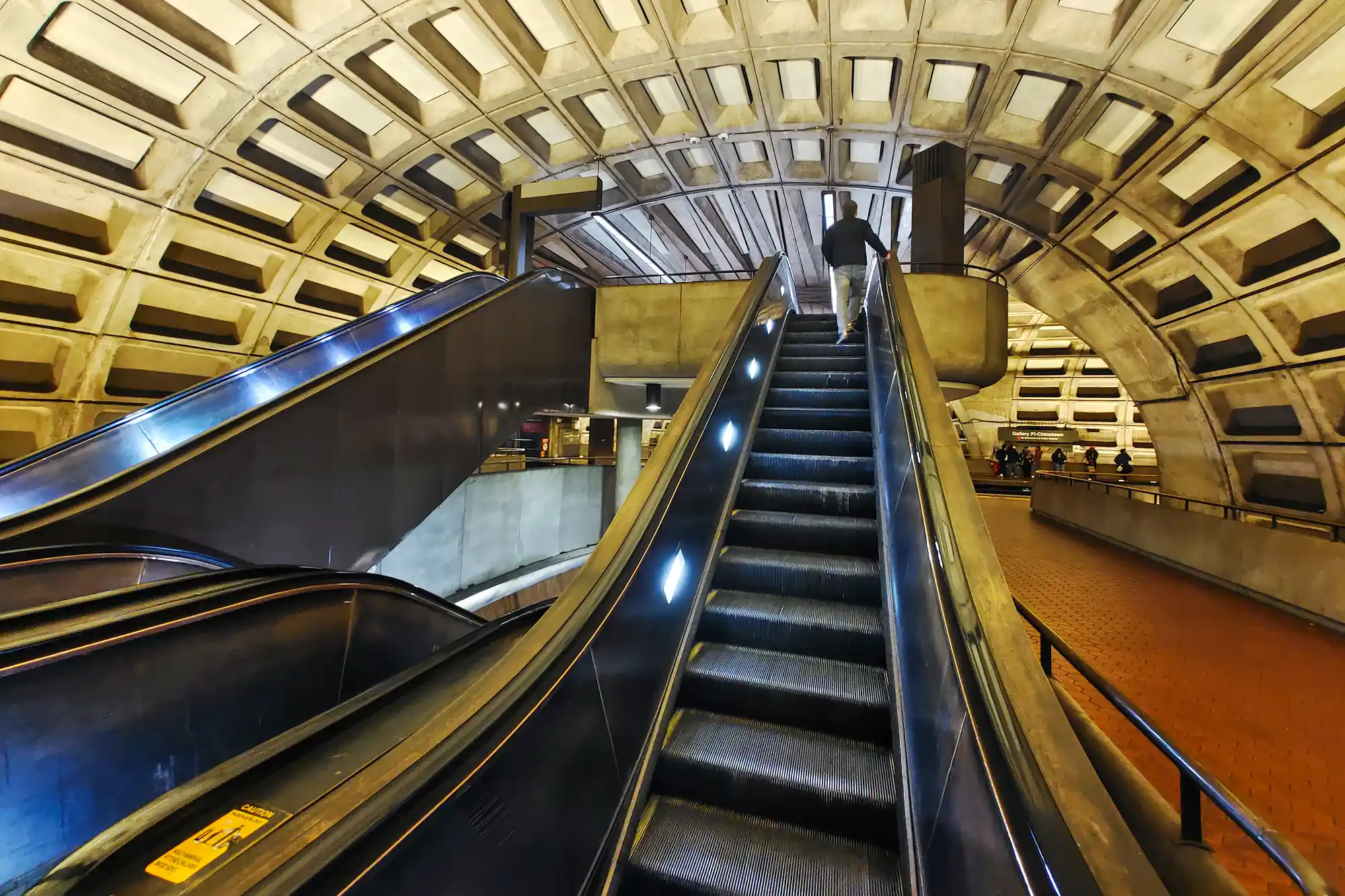 Brutalist Architecture at Metro Station