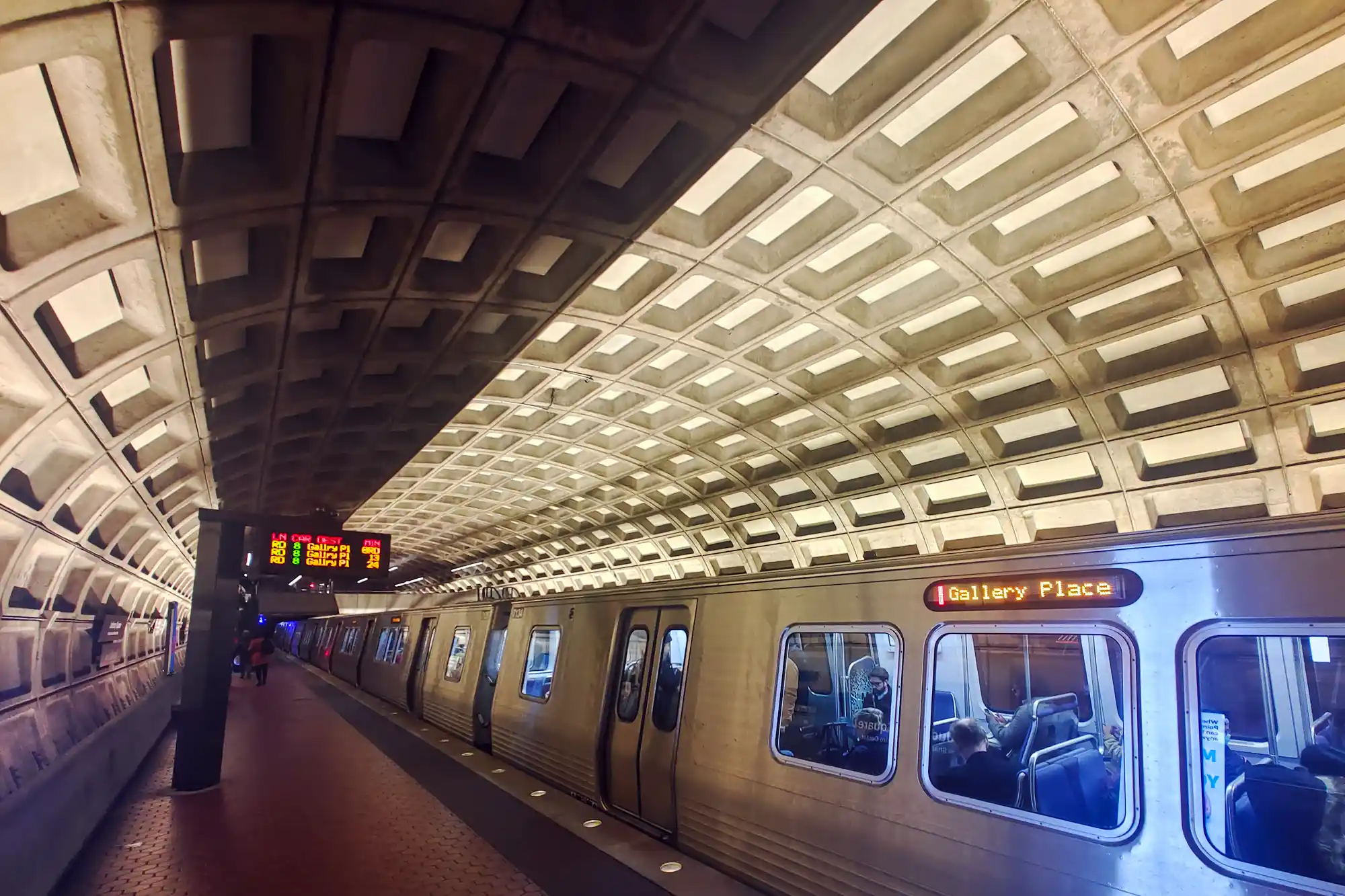 Silver Train at the Metro
