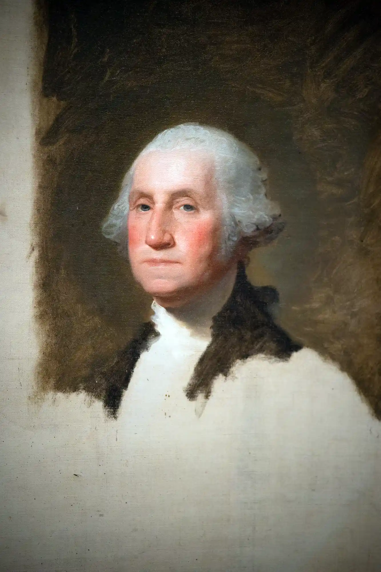 Unfinished George Washington Portrait