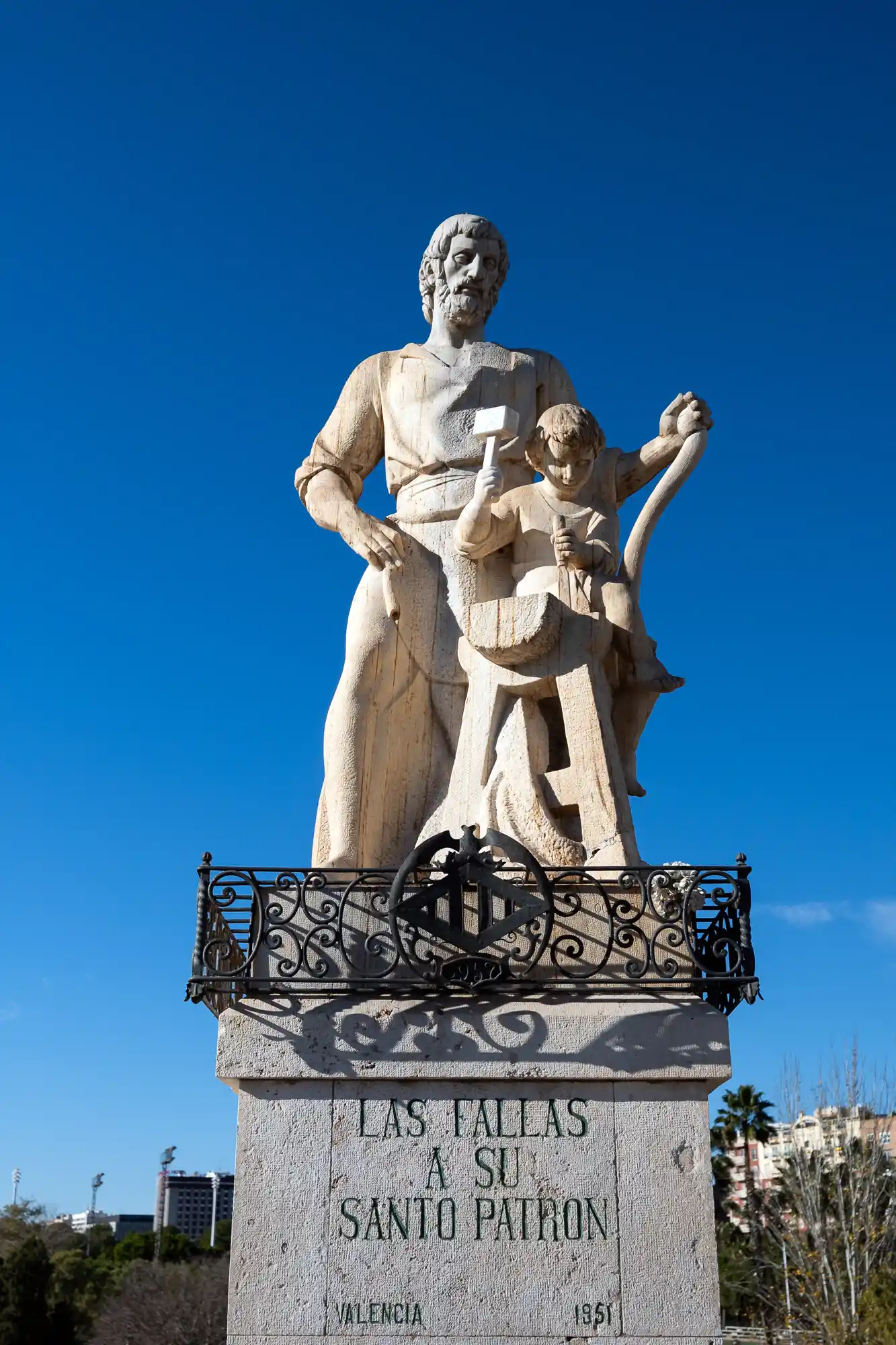 Las Fallas a su Santo Patron