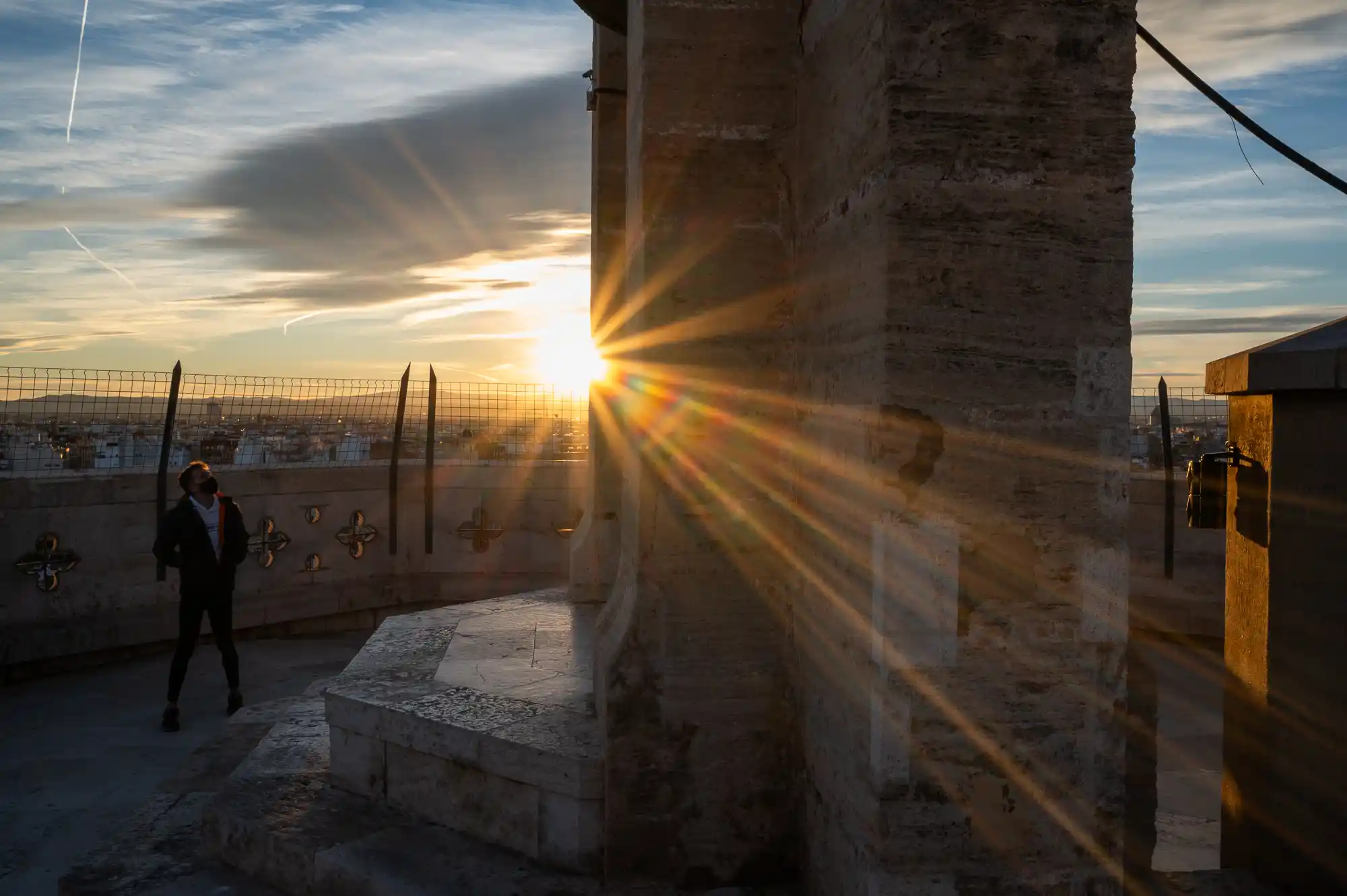 Touched by the sun on the Micalet Tower