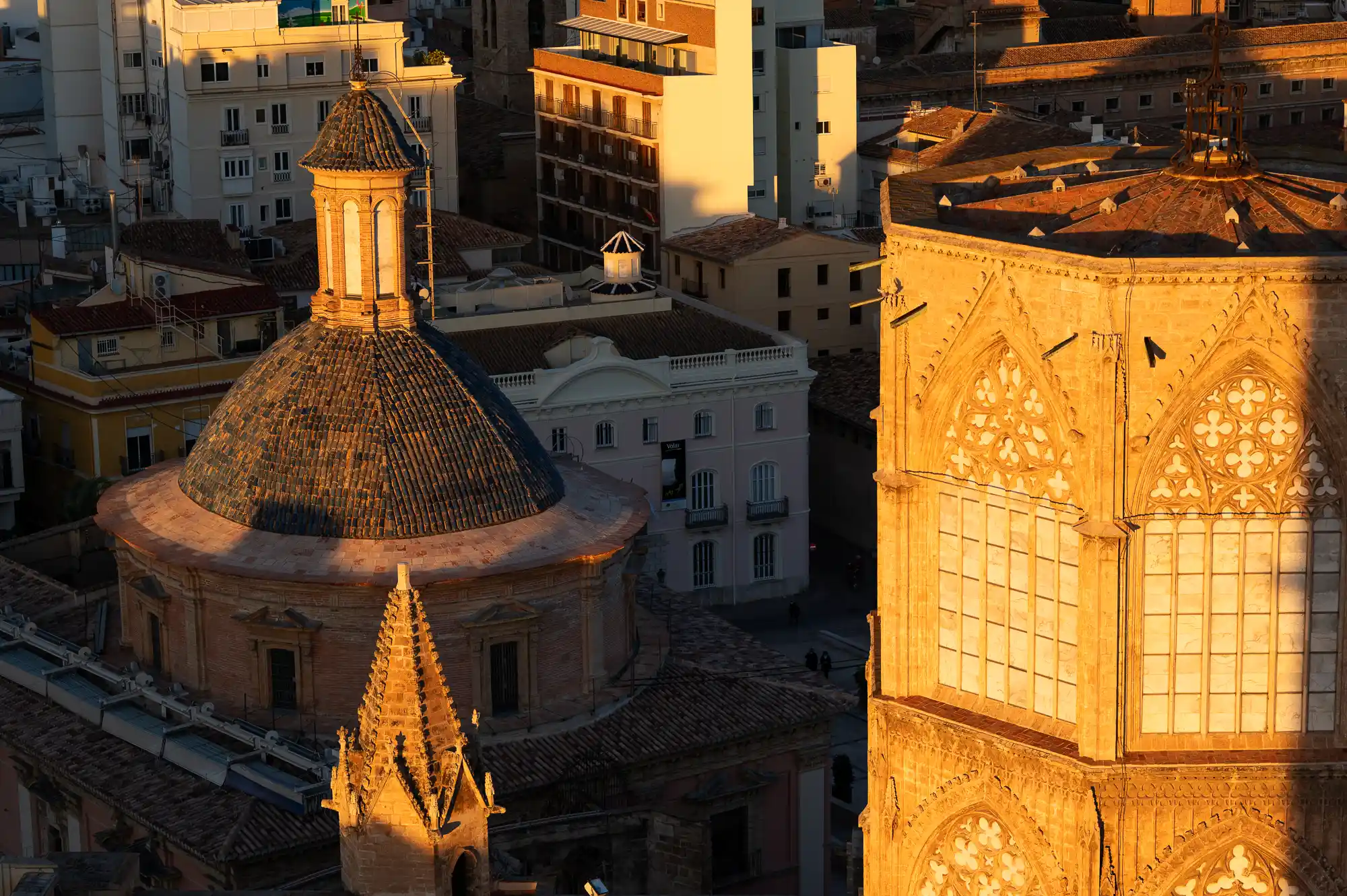 Towers of the Cathedral in Valencia