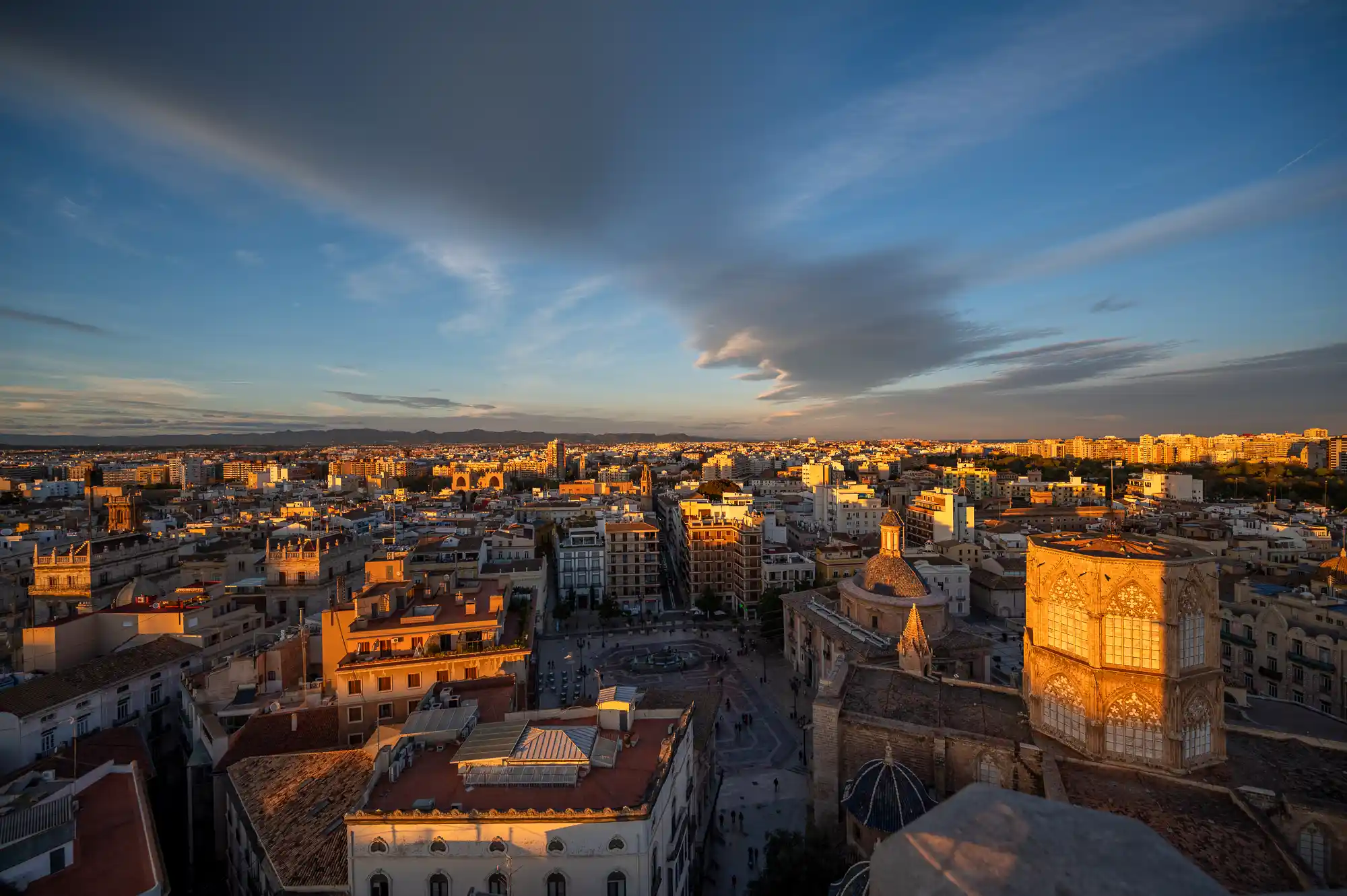 Sunset photo of Valencia