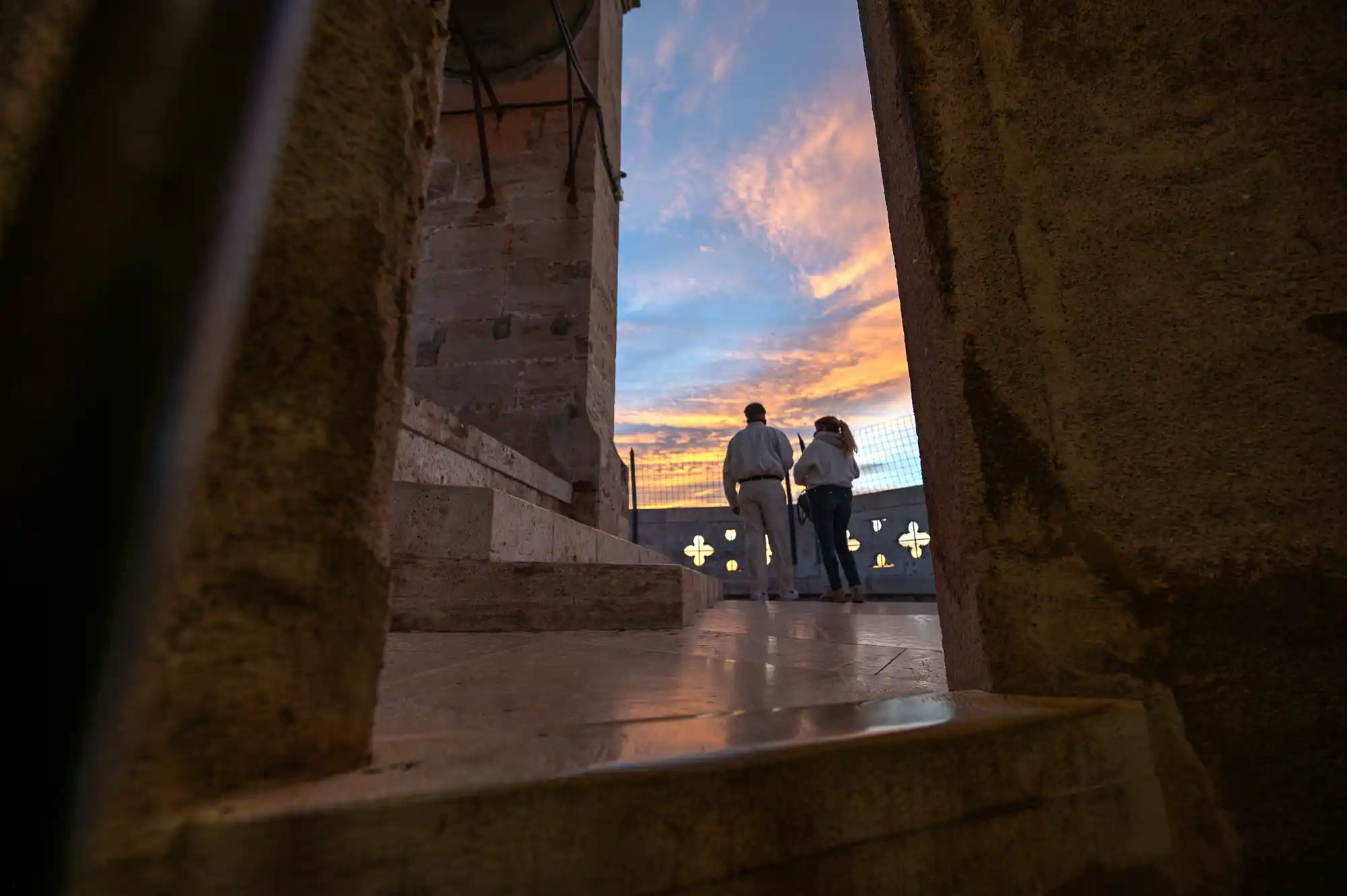 Stock photo tourists in Valencia
