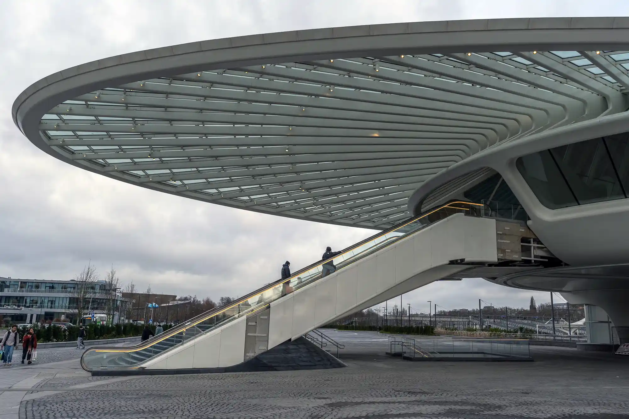 Futurist train station