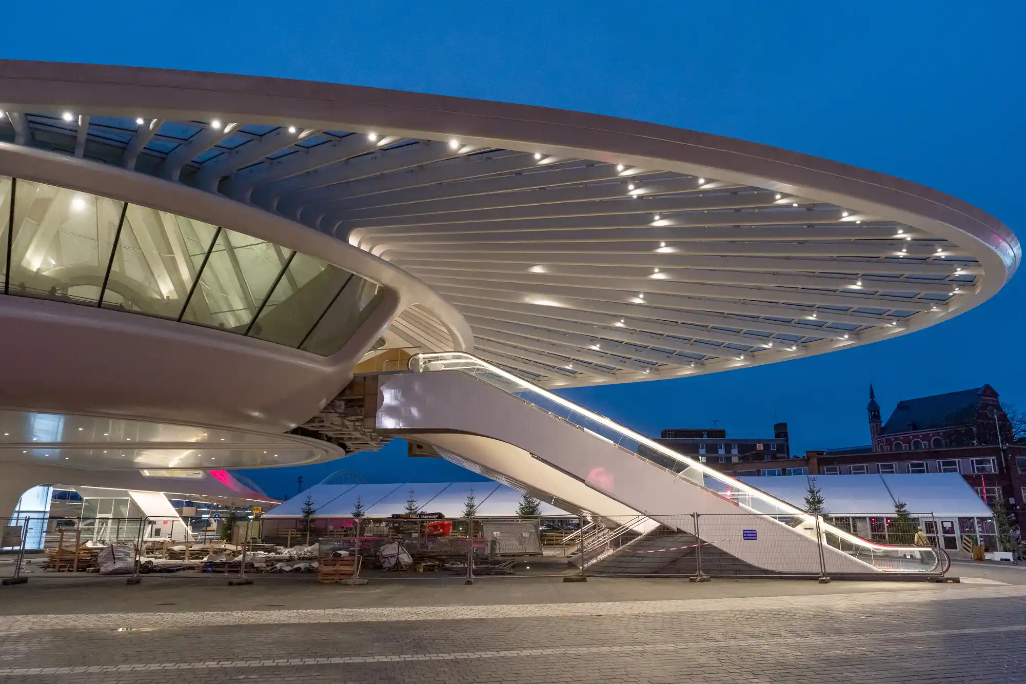 Modern night architecture
