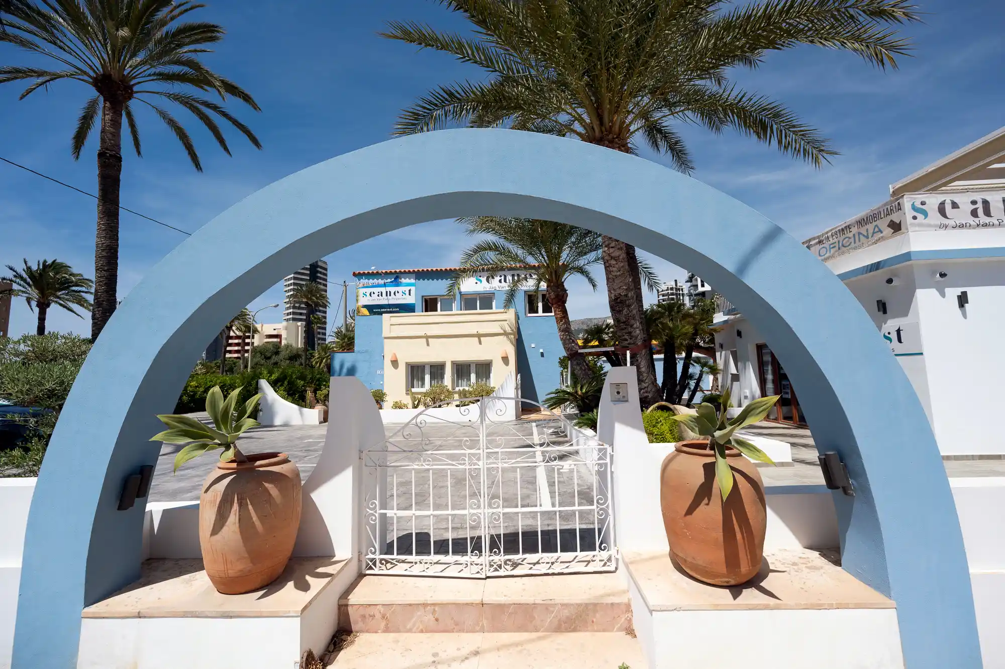 Blue gate in Calpe