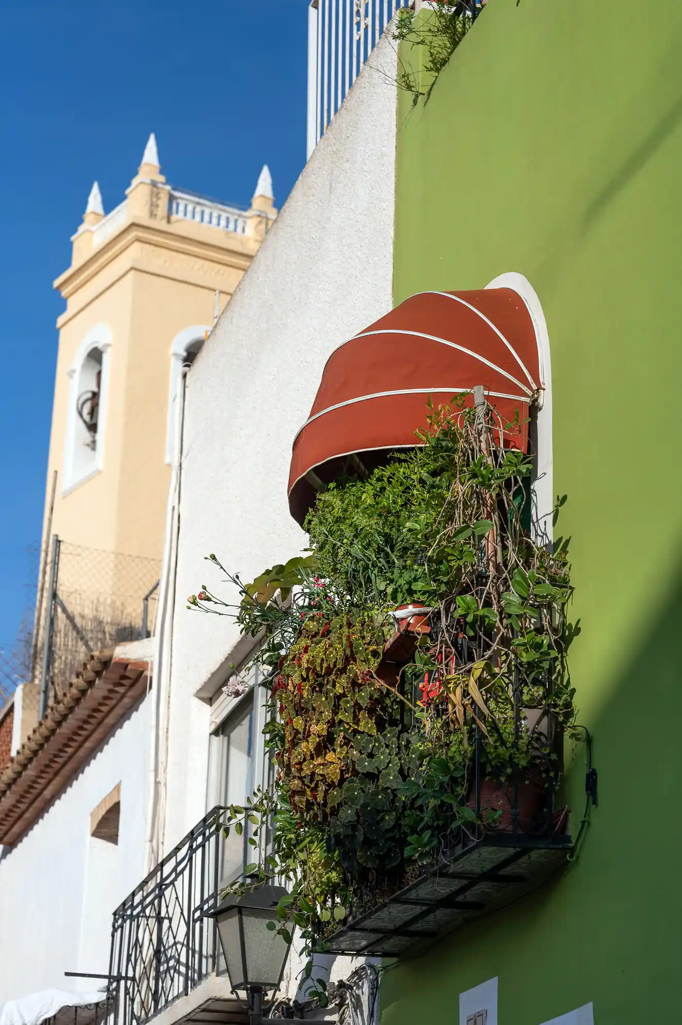 Spanish plant balcony