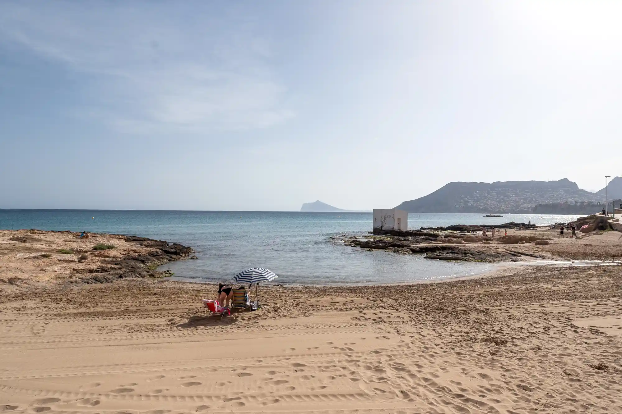 Empty beach in Calpe