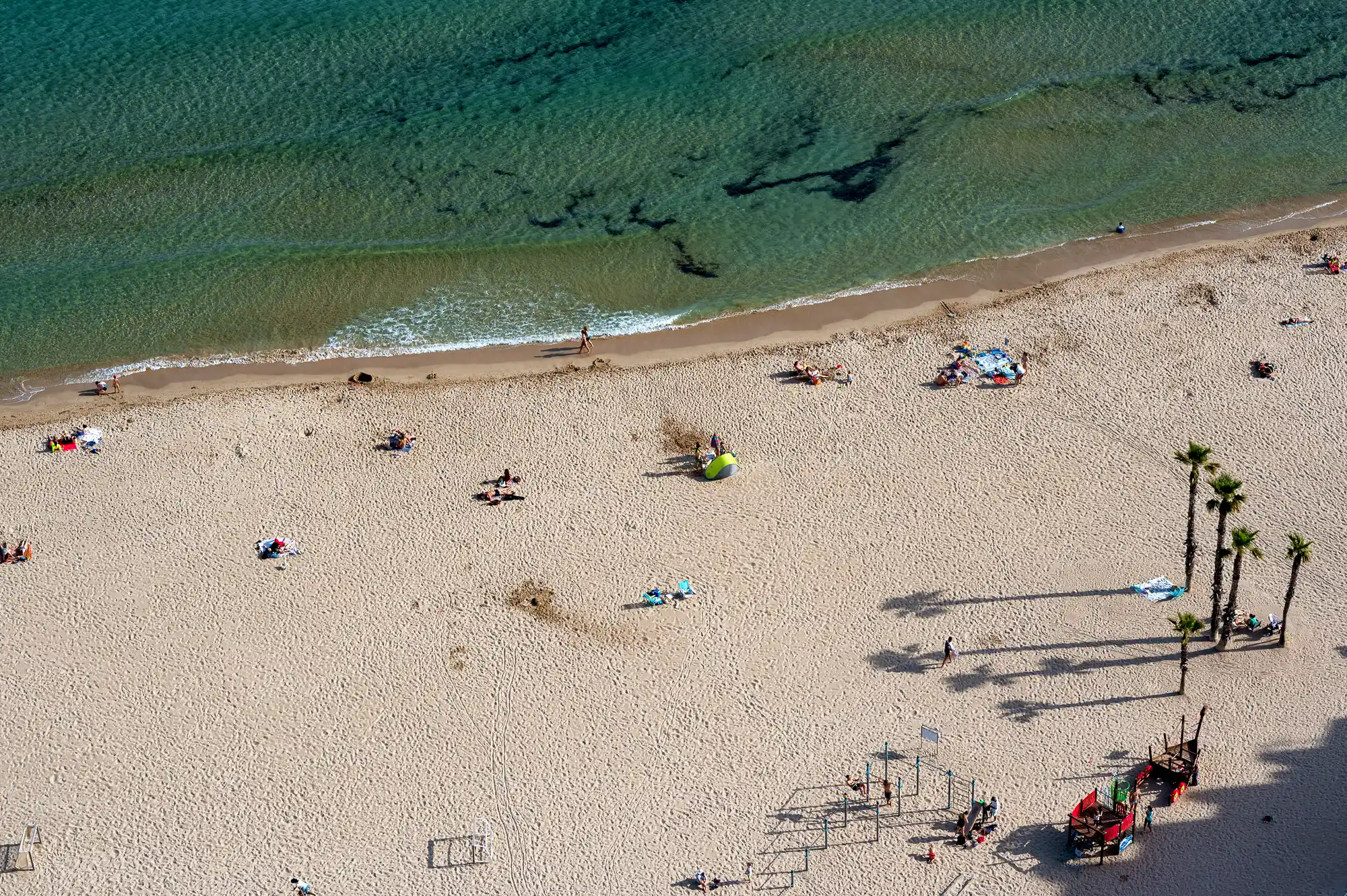 Calpe Beach from above