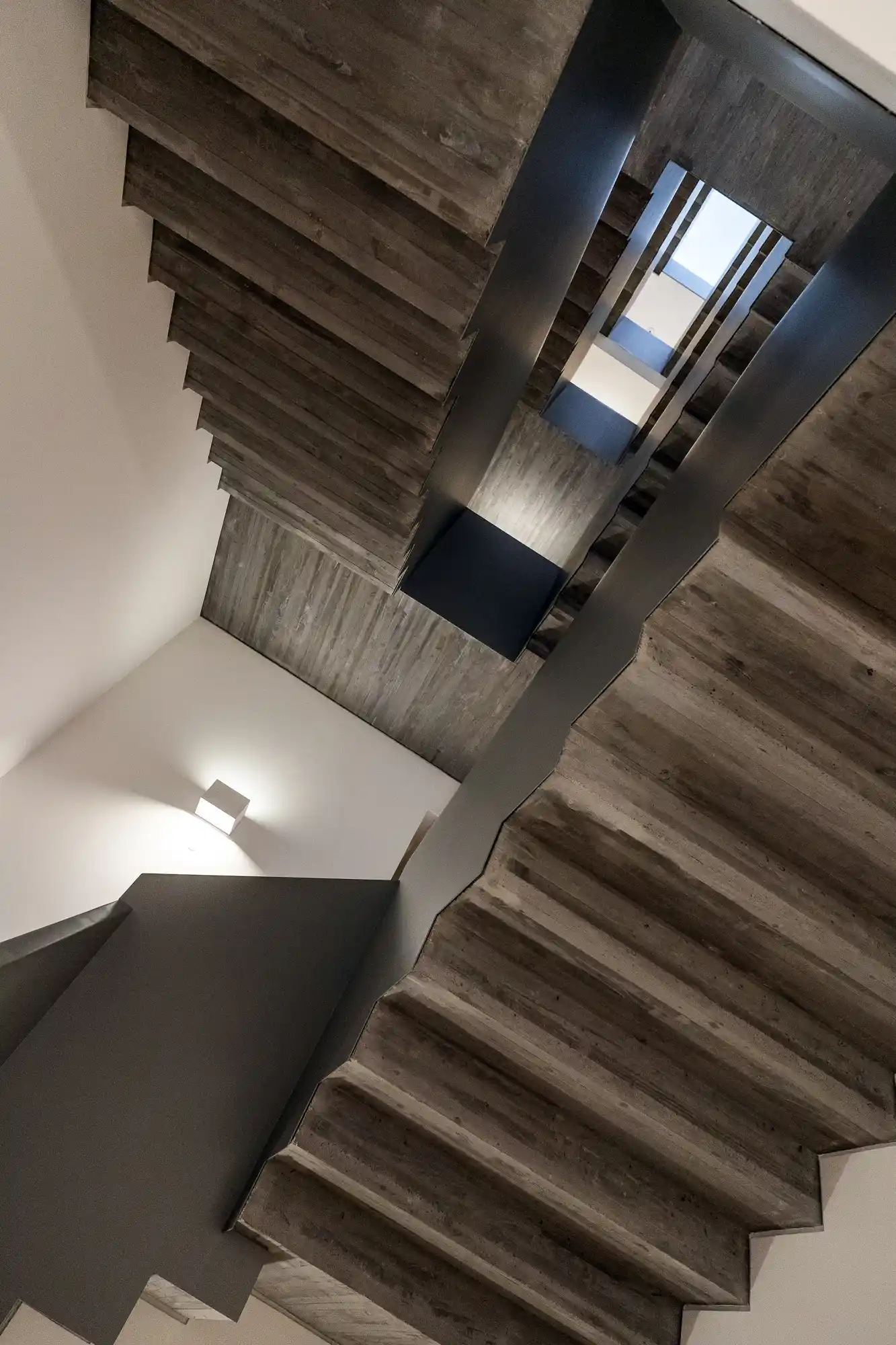 Brutalist staircase in Valencia