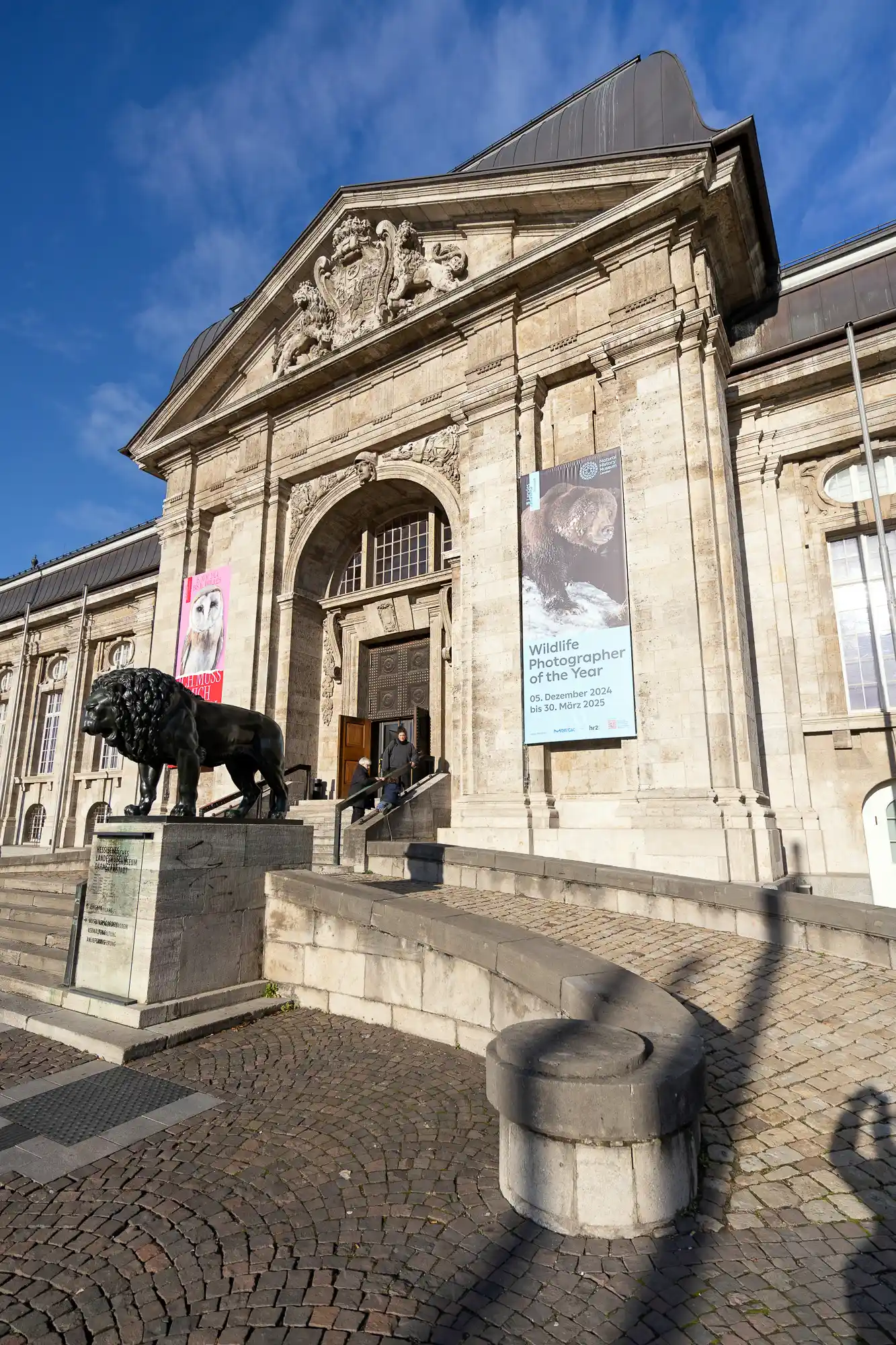 Entrance Landesmuseum in Darmstadt