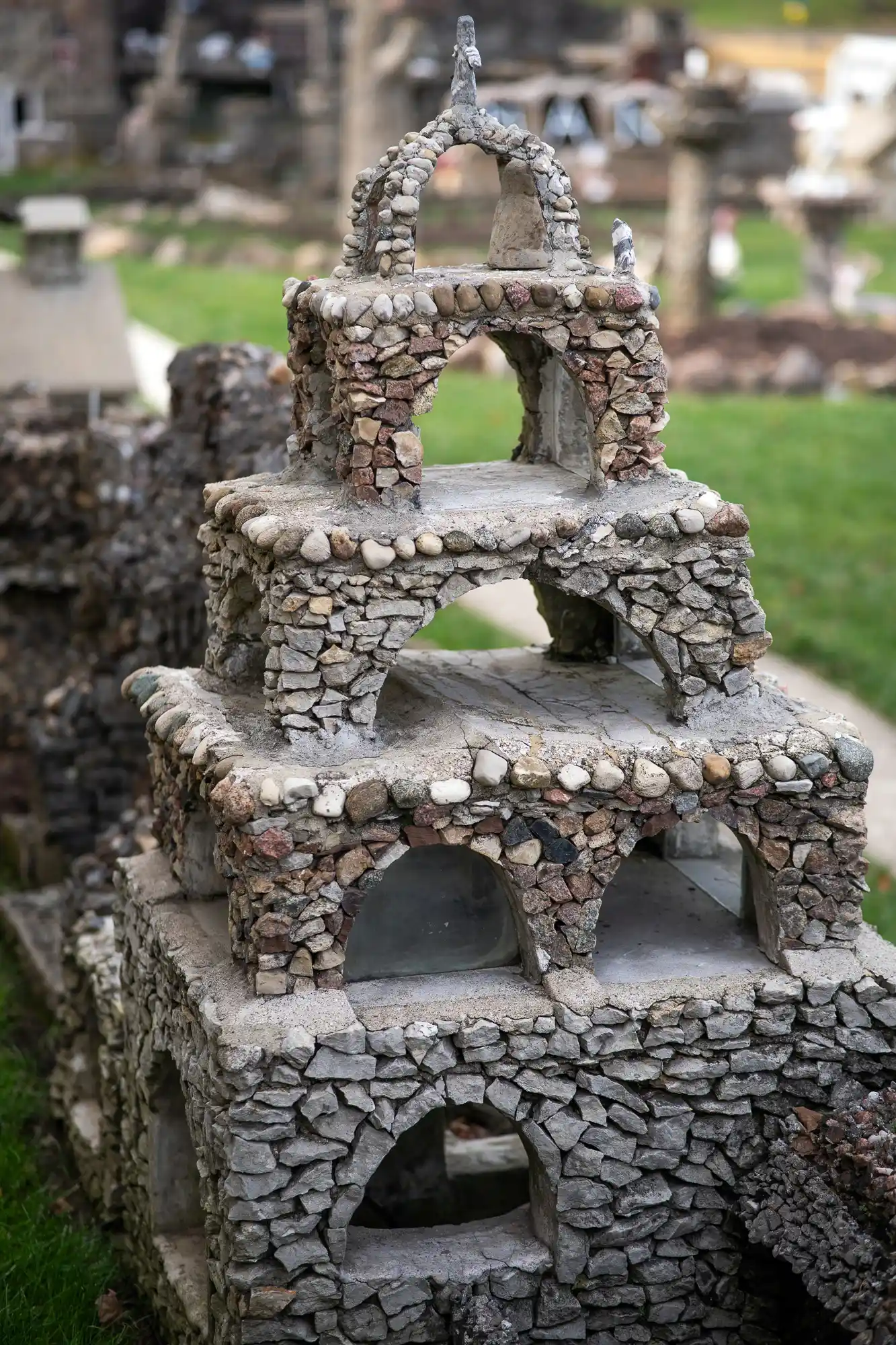 Tower of Pebbles in Springfield, Ohio