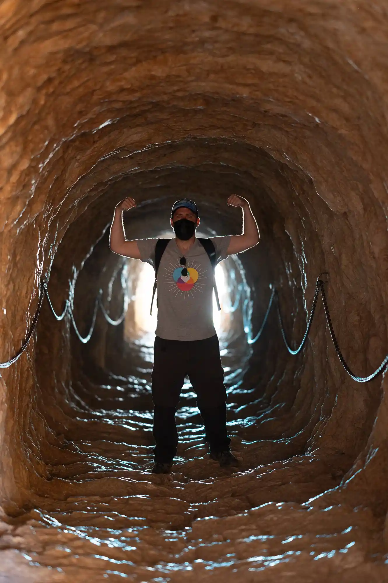 Hunk in Spain Tunnel