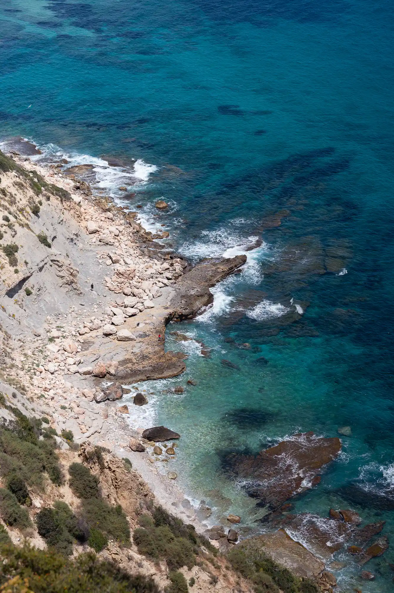 Rough Calpe coast
