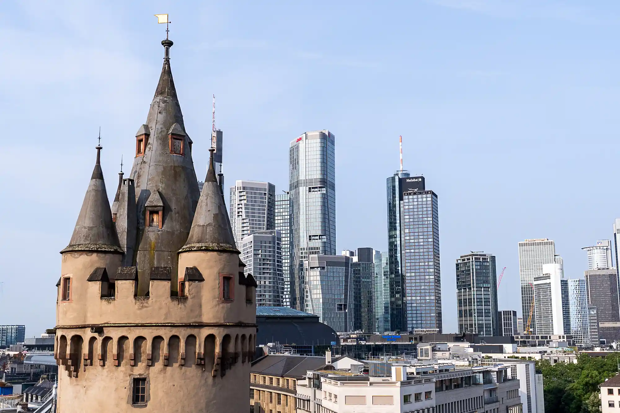 Old meets new in Frankfurt