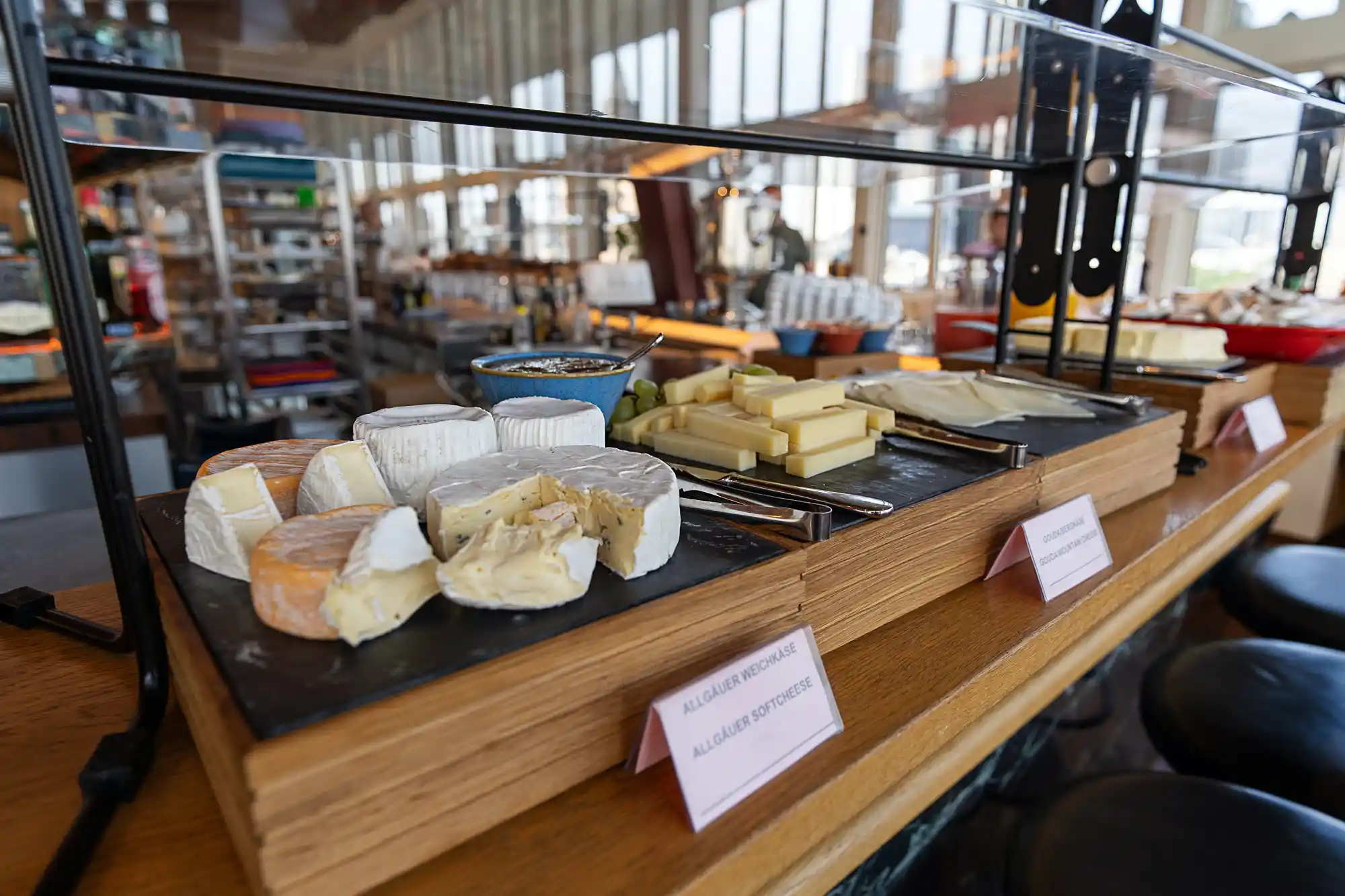 Cheese selection at the Flemings Hotel
