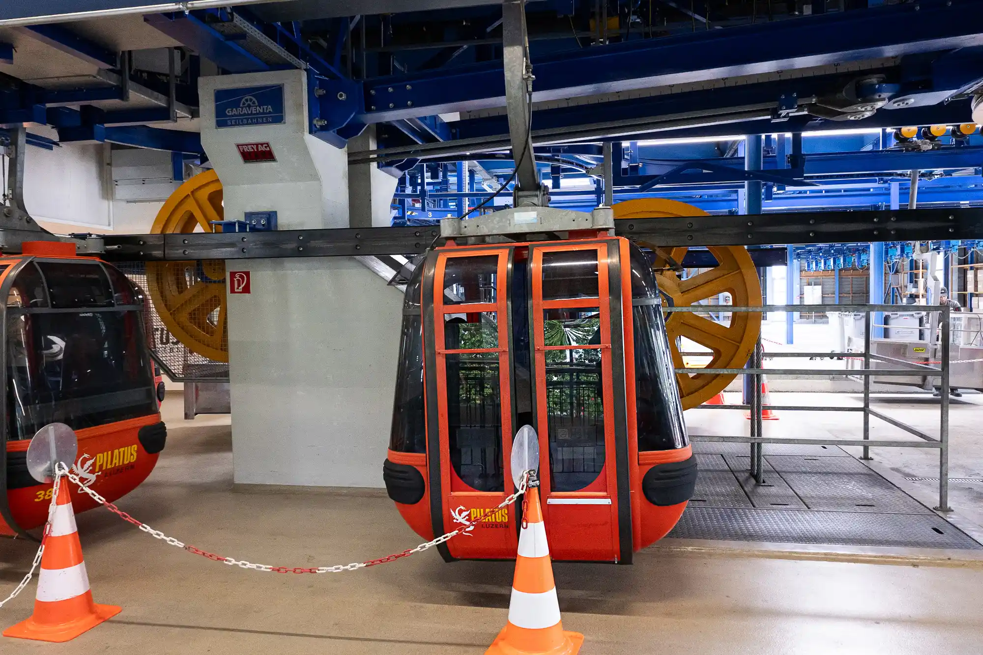 Gondolas waiting for riders