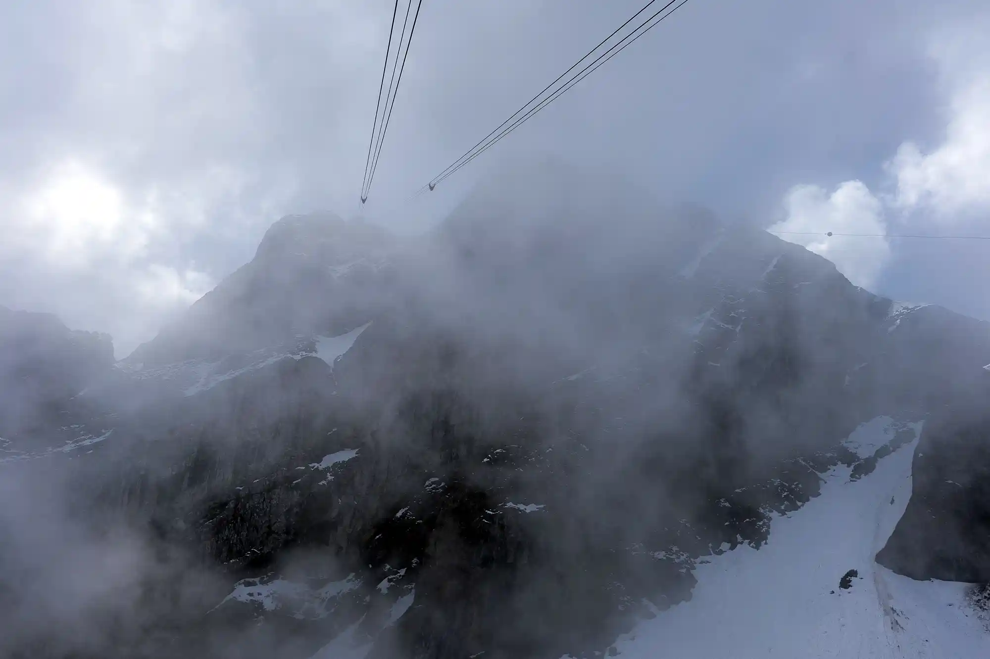 Riding up the Pilatus