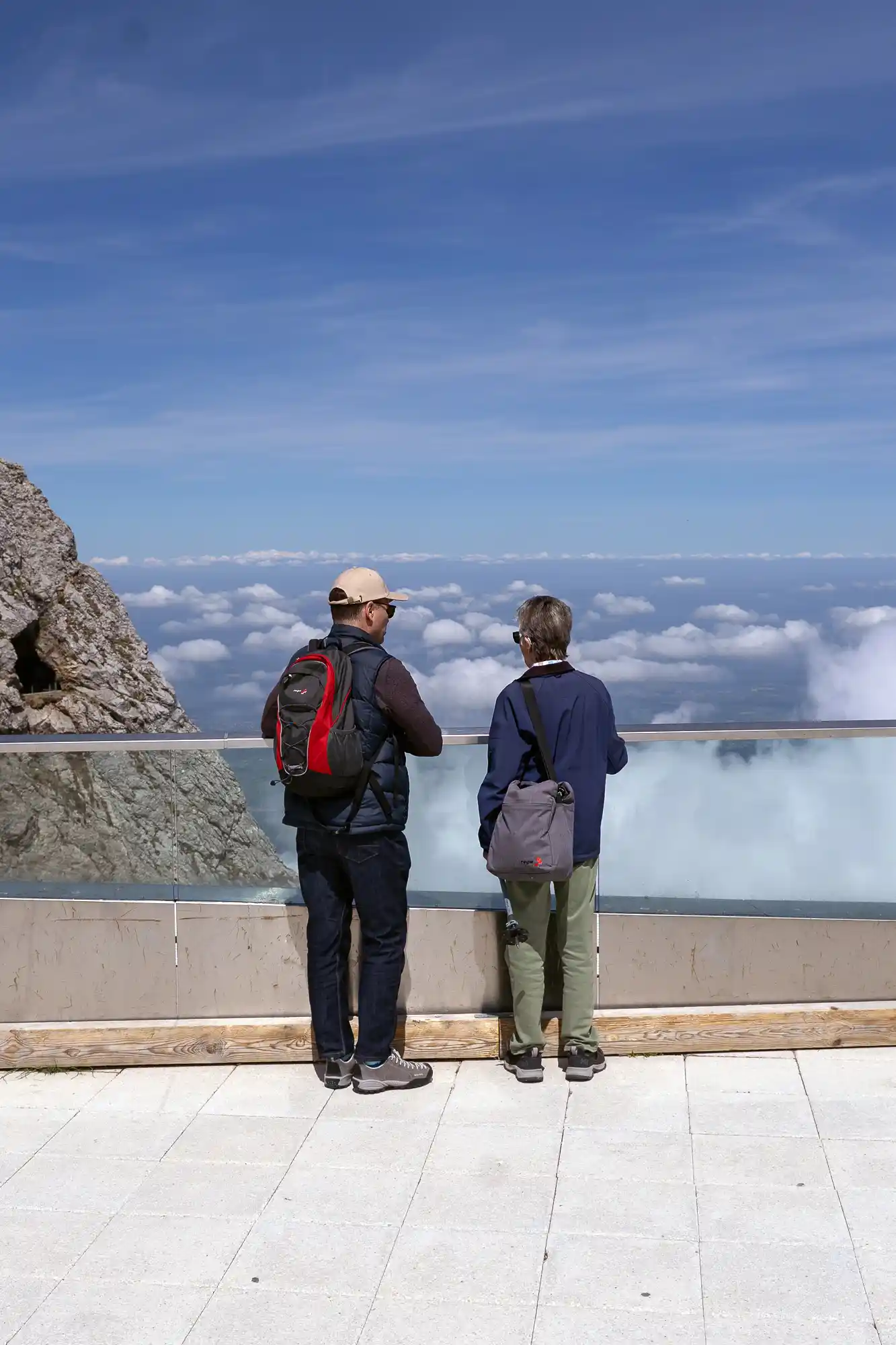 Tourists on the Pilatus