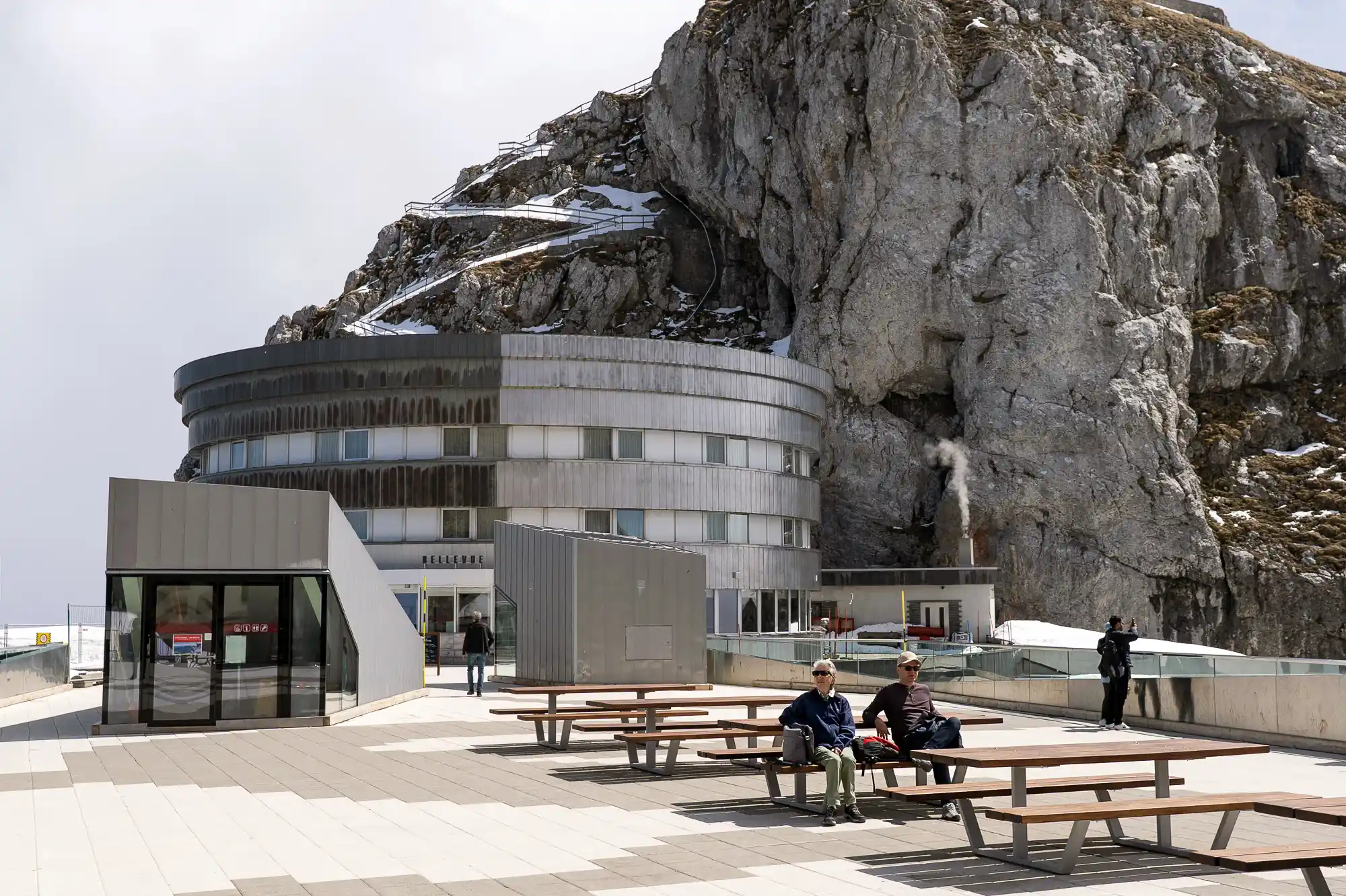 Spring sun at the Pilatus Summit
