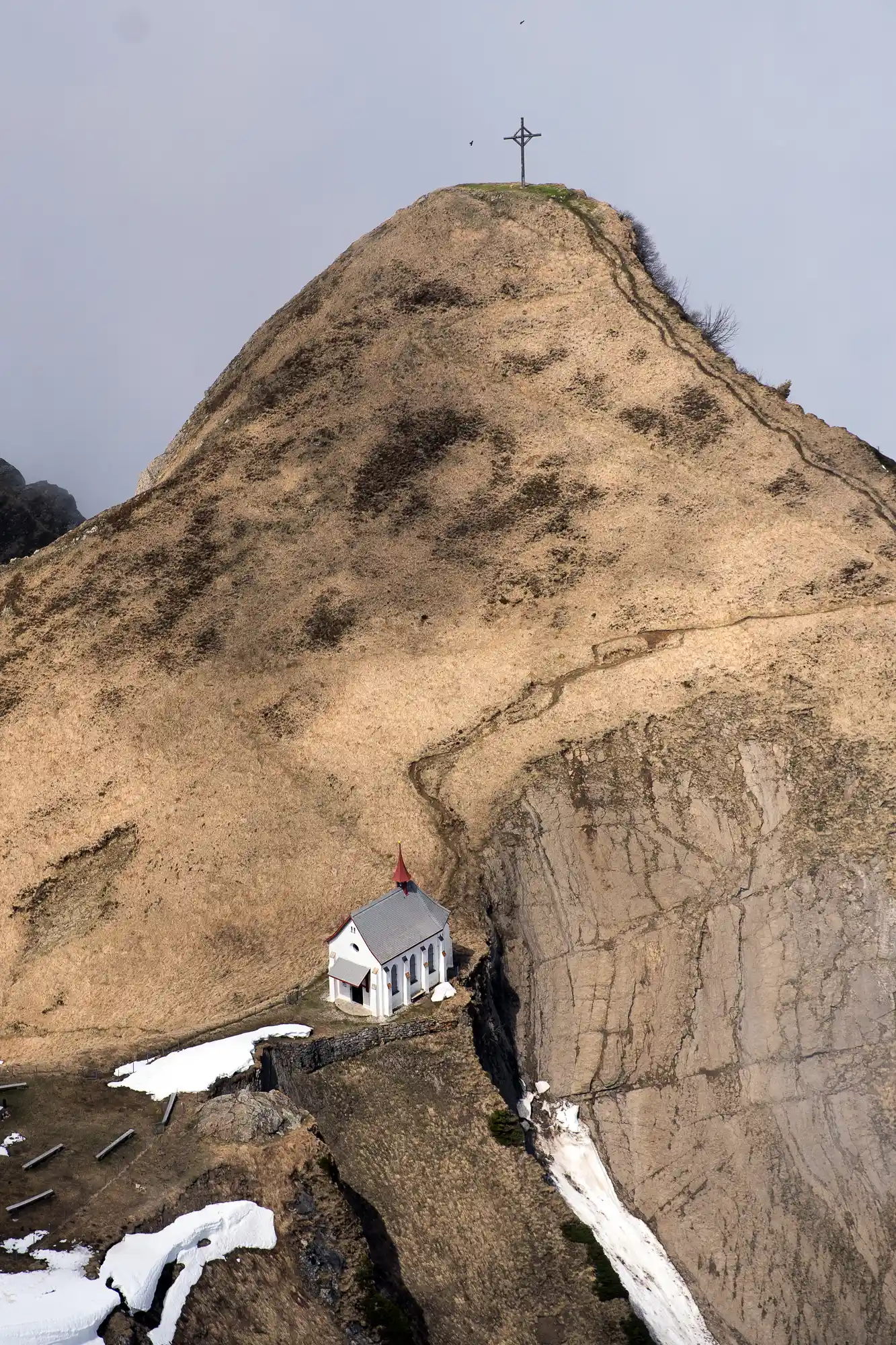 Little church on top of the Pilatus