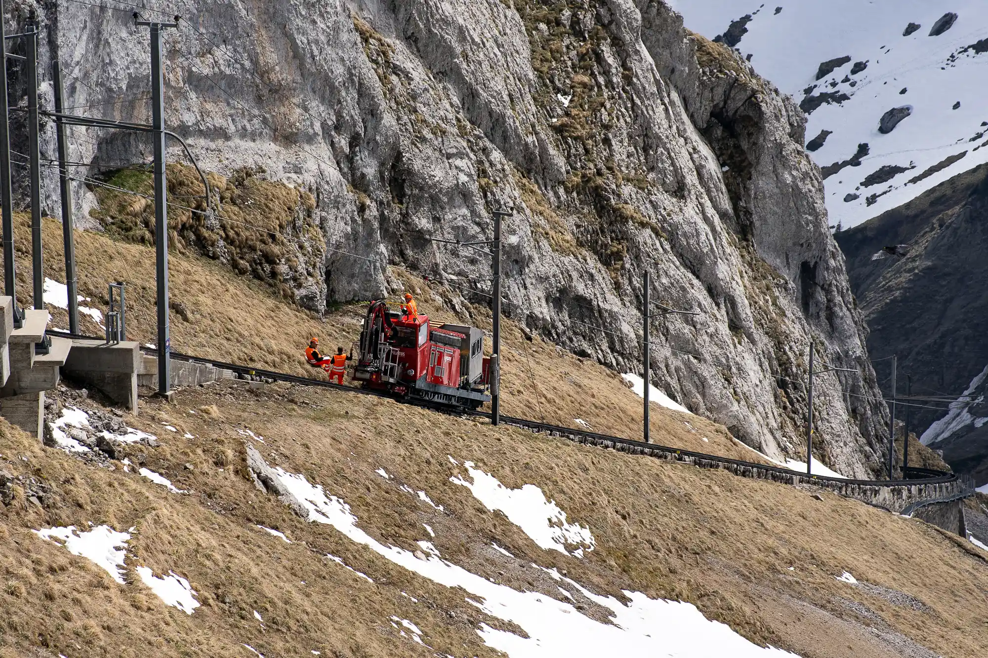 Construction cog train Pilatus
