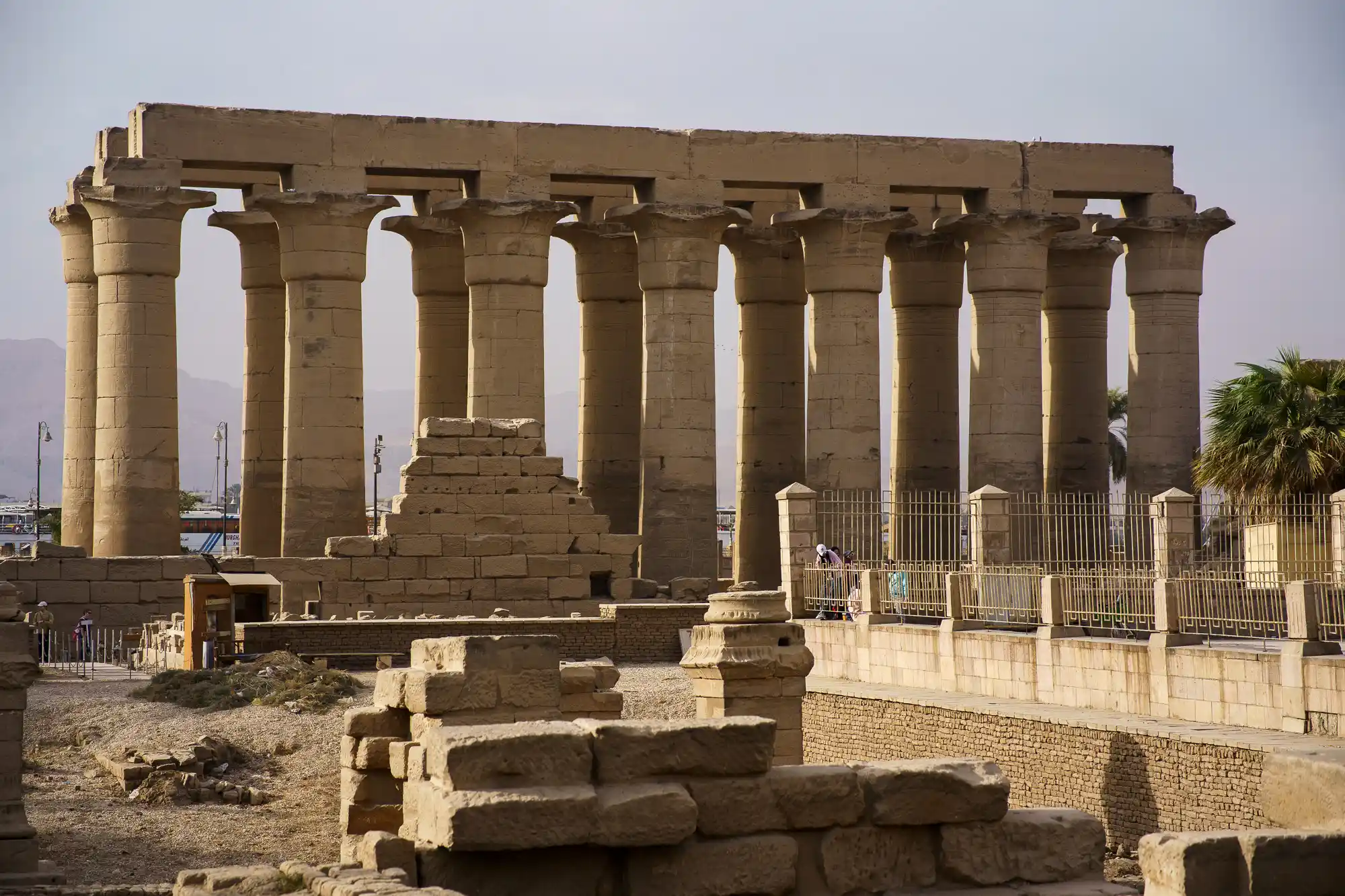 Luxor Temple columns