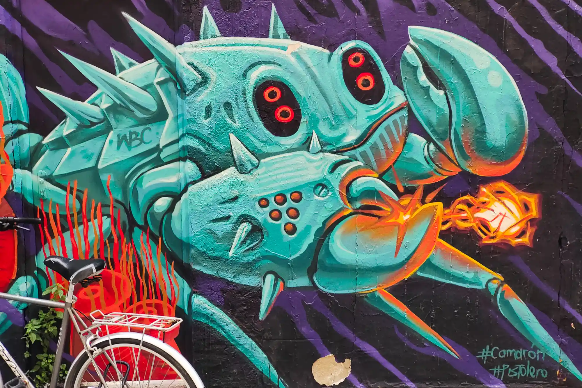 Crabs street art