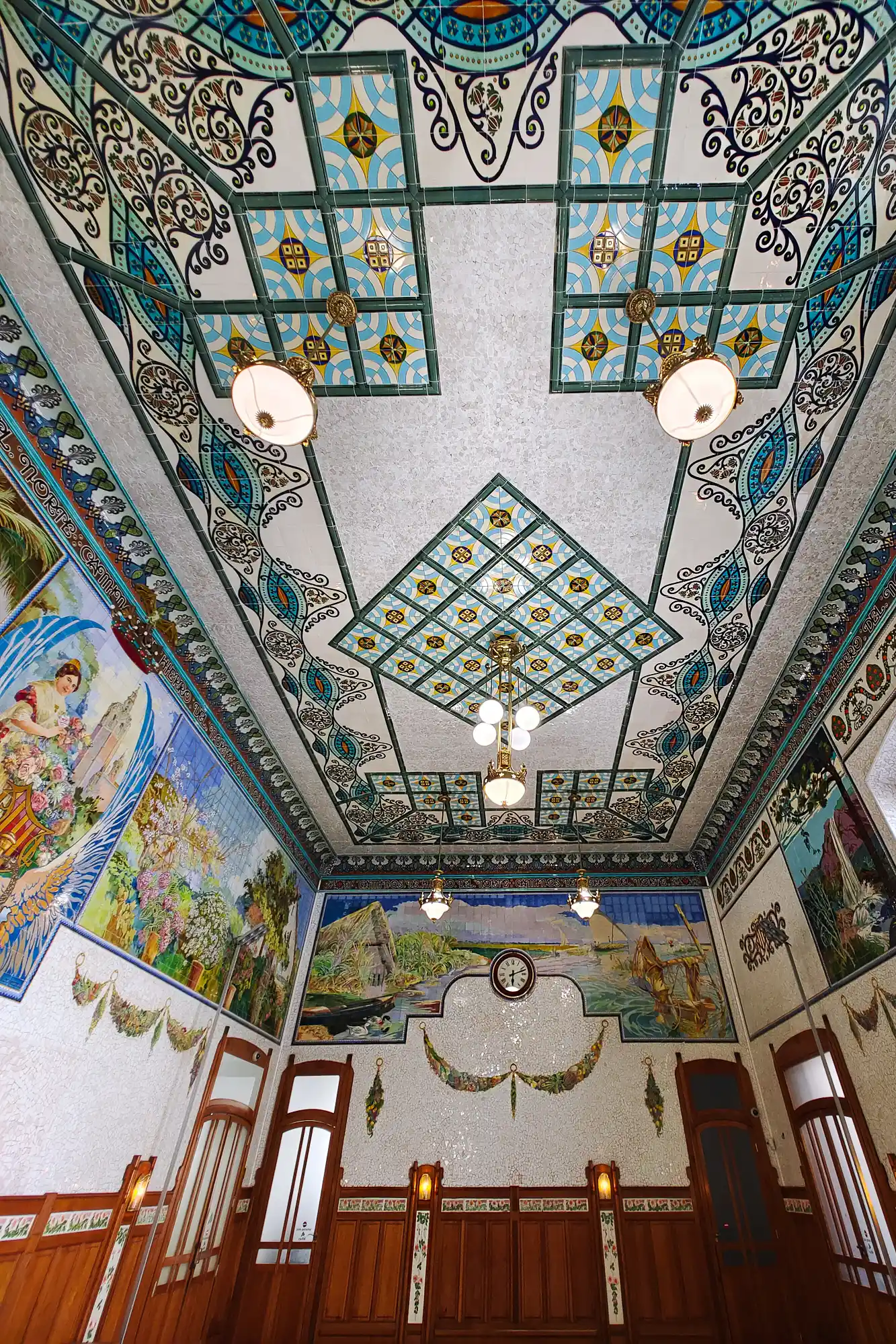 Mosaic room at the train station