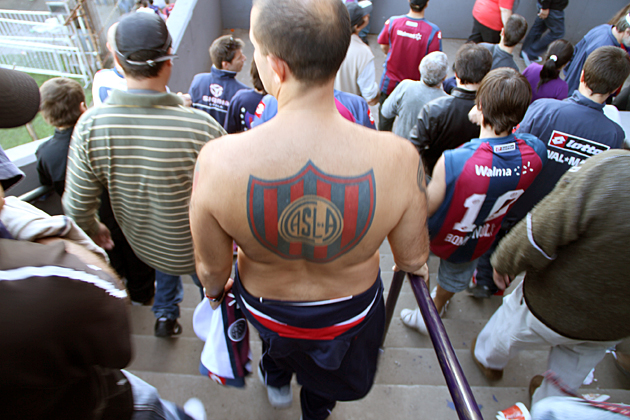 Watching Soccer in Buenos Aires, Part 2: San Lorenzo 15 San Lorenzo Tattoo