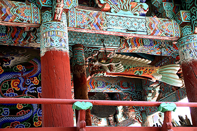Korean Buddism Fresco