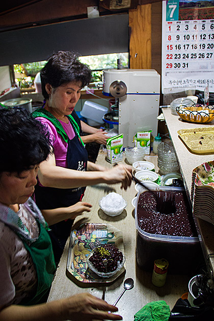Making Patbingsu Recipe