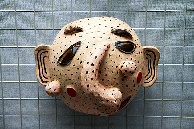 Tilted Nose Korean Mask