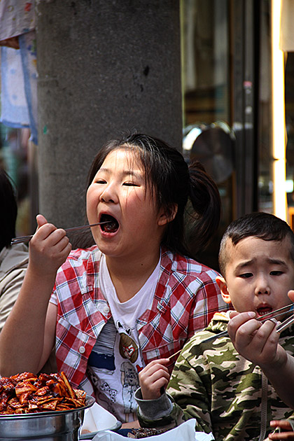 Hungry Korean Girl
