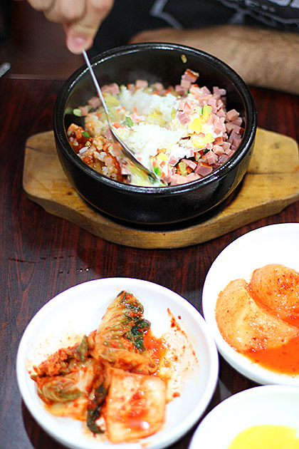 Cooking Bibimbap