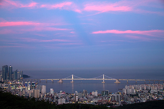 Busan's Diamond Bridge 7 Gwangan At Night