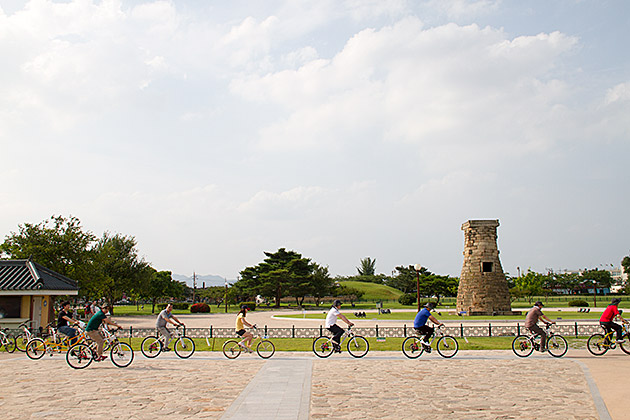 Biking in Gyeongju