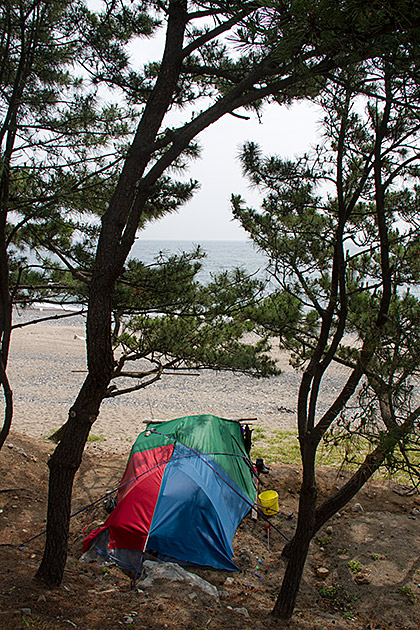 Camping in Korea